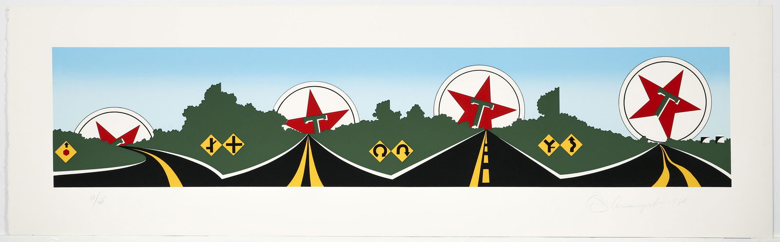 Allan D'Arcangelo Morning Star Signed Silkscreen 1980 (1 of 4)