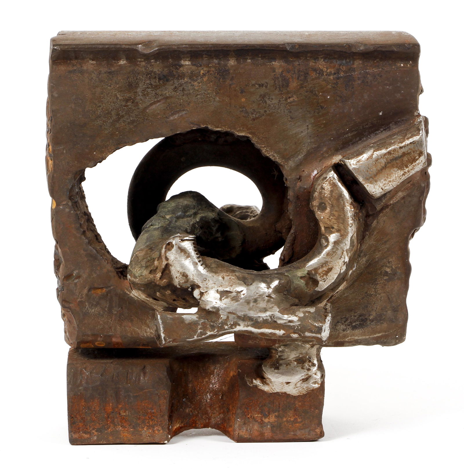 Joe Goto sculpture Cube with Spiral Interior (1 of 7)