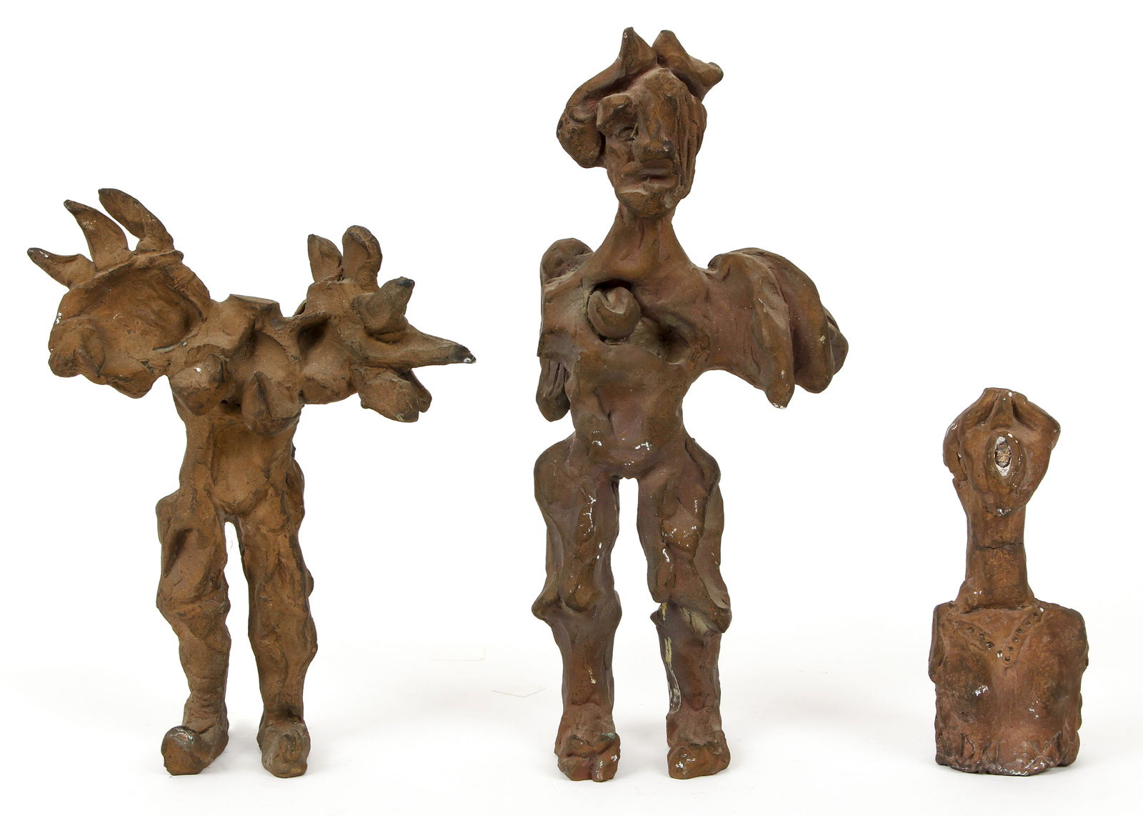 3 Bob LaBobgah Figural bronzes (1 of 11)