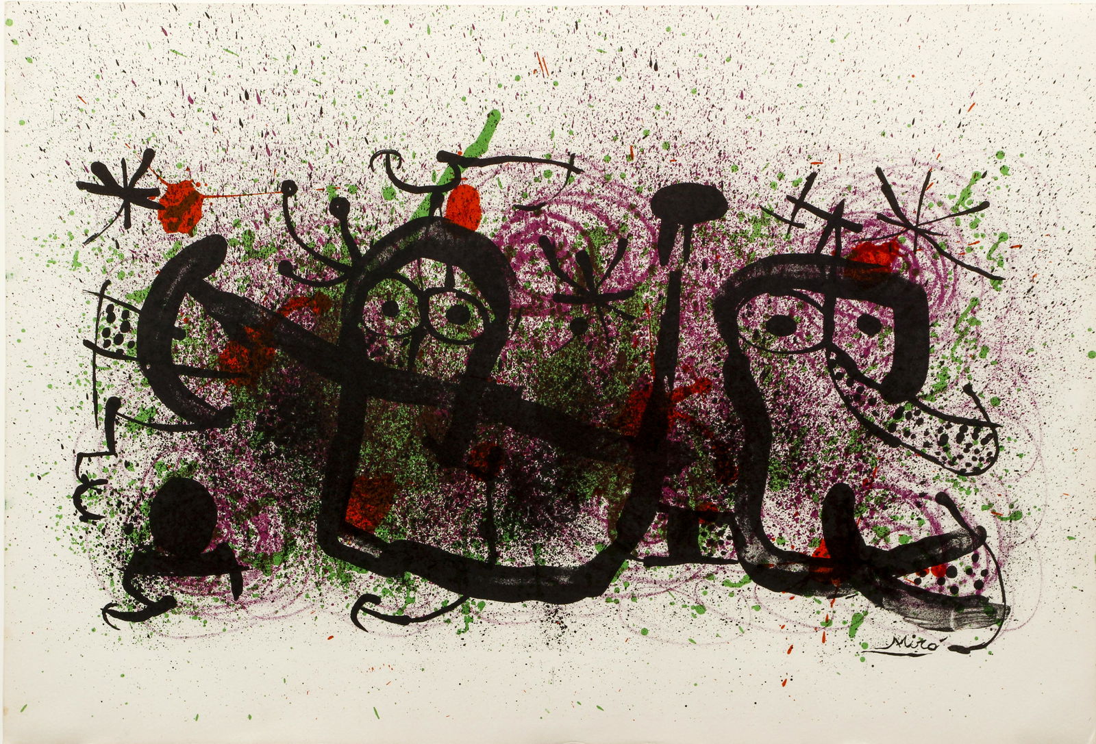 Joan Miro 1970 orig lithograph Ma De Proverbis (1 of 4)