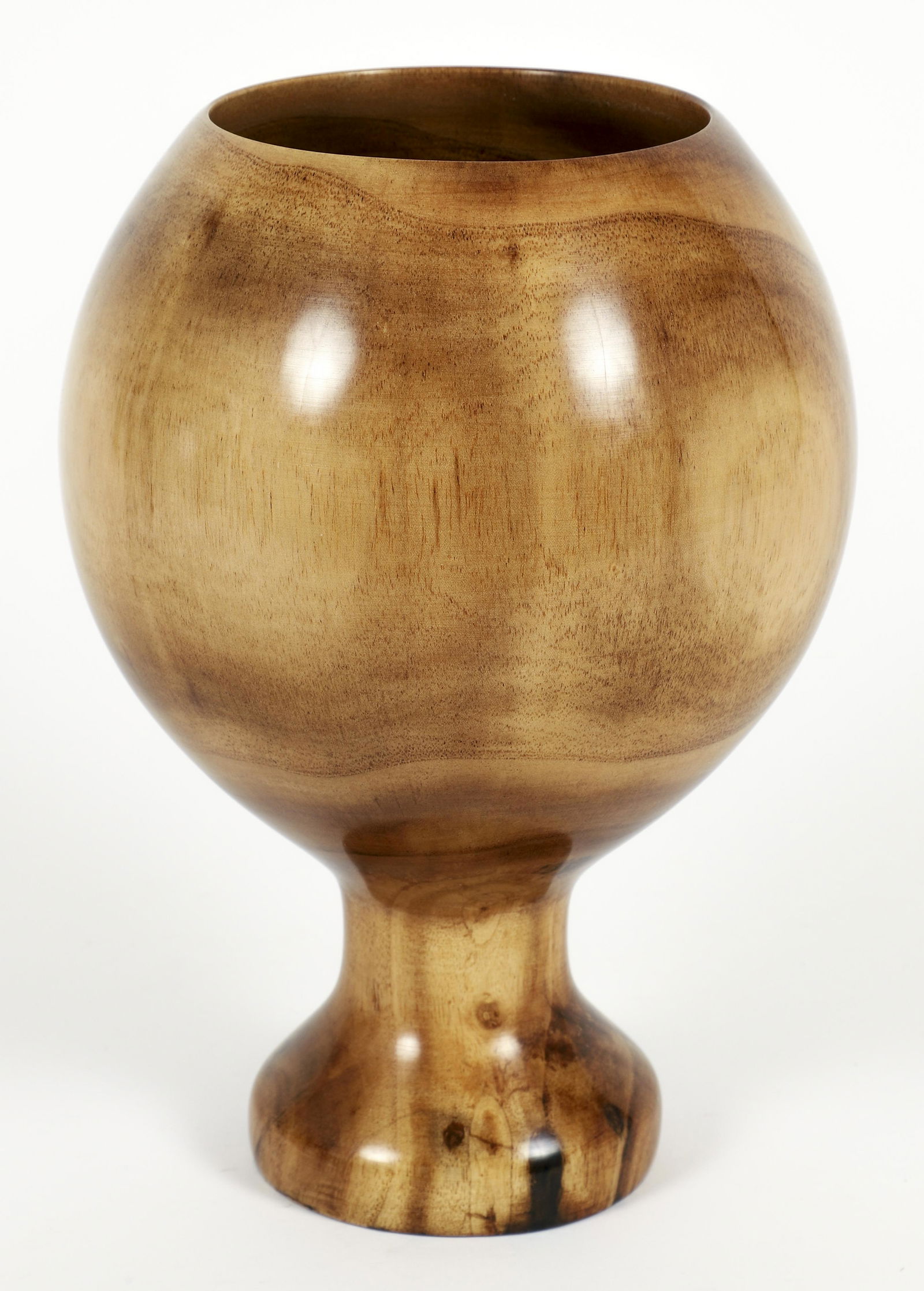 Philip Moulthrop Turned Mimosa Wood Vessel (1 of 5)