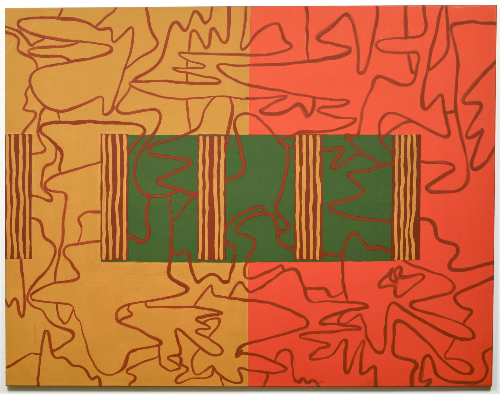 Karsten Wittke Flecken Acrylic on Canvas Painting (1 of 3)