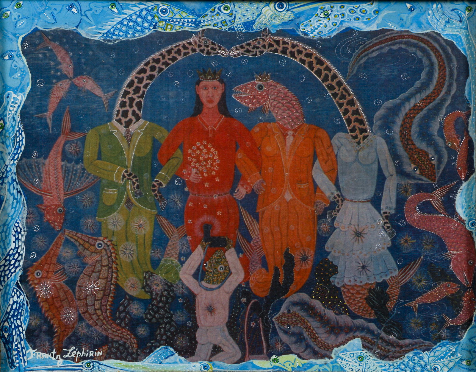 Frantz Zephirin Surrealist Wedding Fantasy painting (1 of 4)