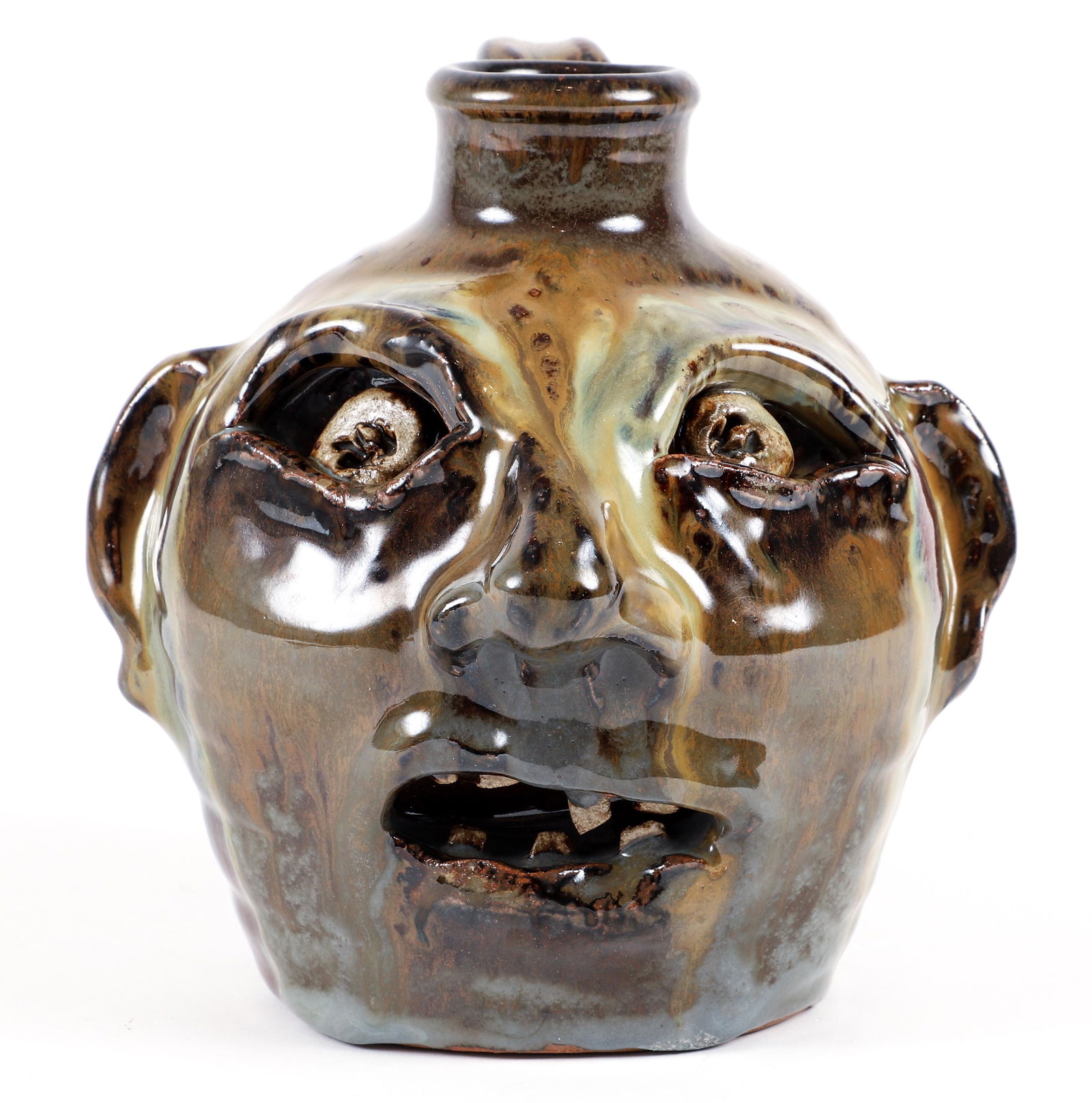 George Arlen Face Jug with Deep Set Eyes (1 of 5)