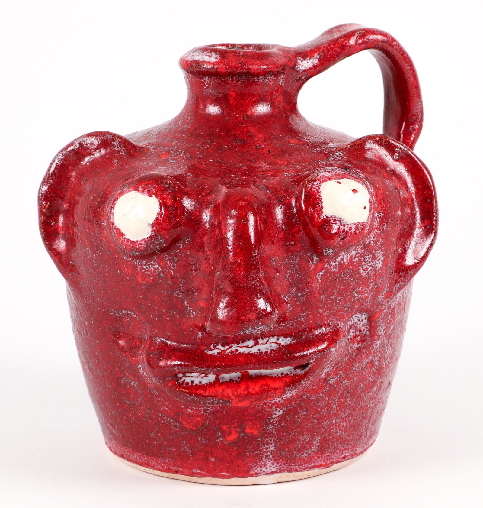 Charles Moore 2004 Red Face Jug (1 of 5)
