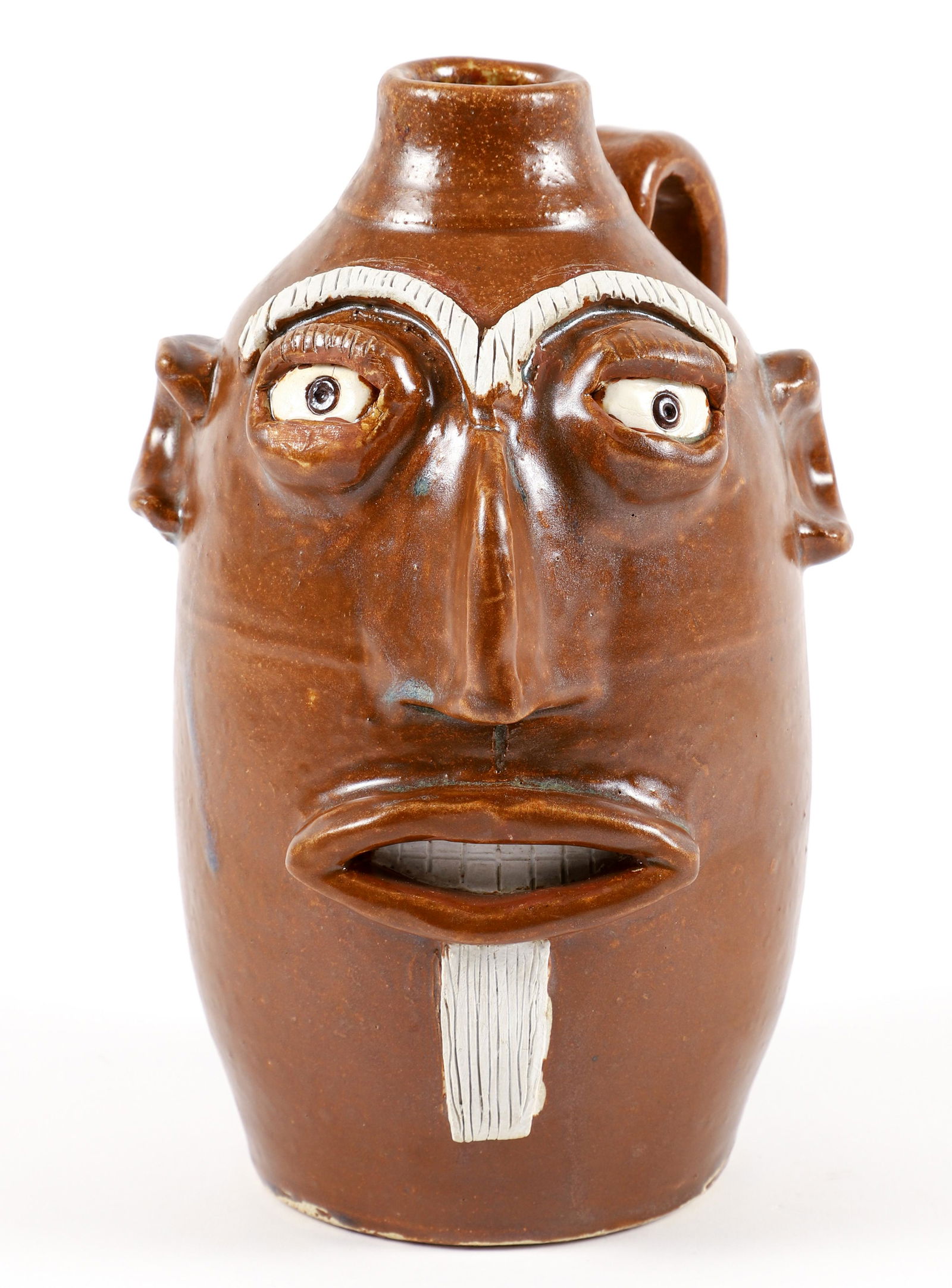 Rock Fort Face Jug with Soul Patch (1 of 5)