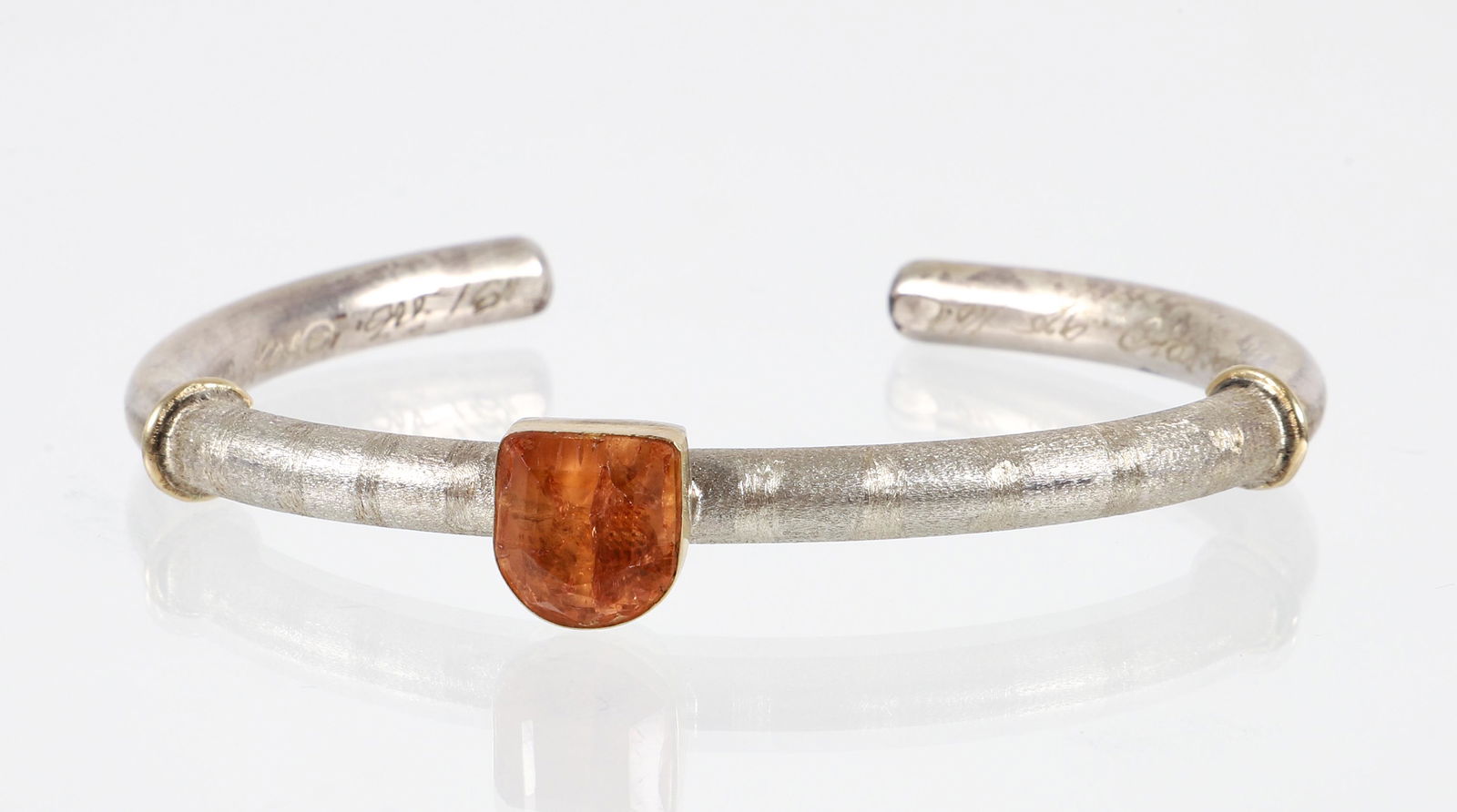 Shawn Bluejacket 18K Silver Bracelet (1 of 5)