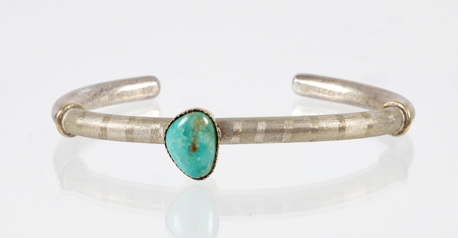 Shawn Bluejacket 18K Silver Bracelet (1 of 5)