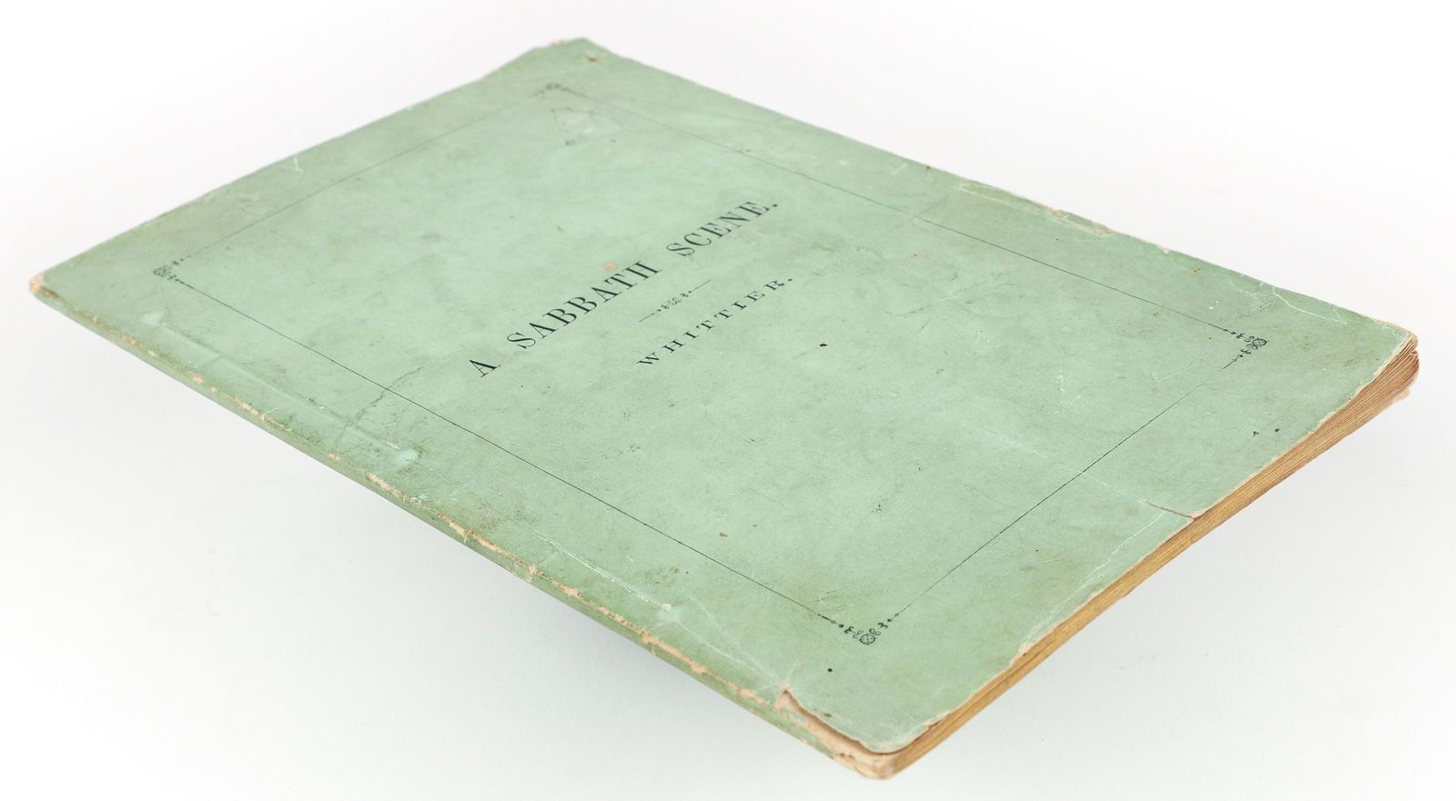 John Whittier Sabbath Scene 1854 Abolitionist Poem (1 of 4)