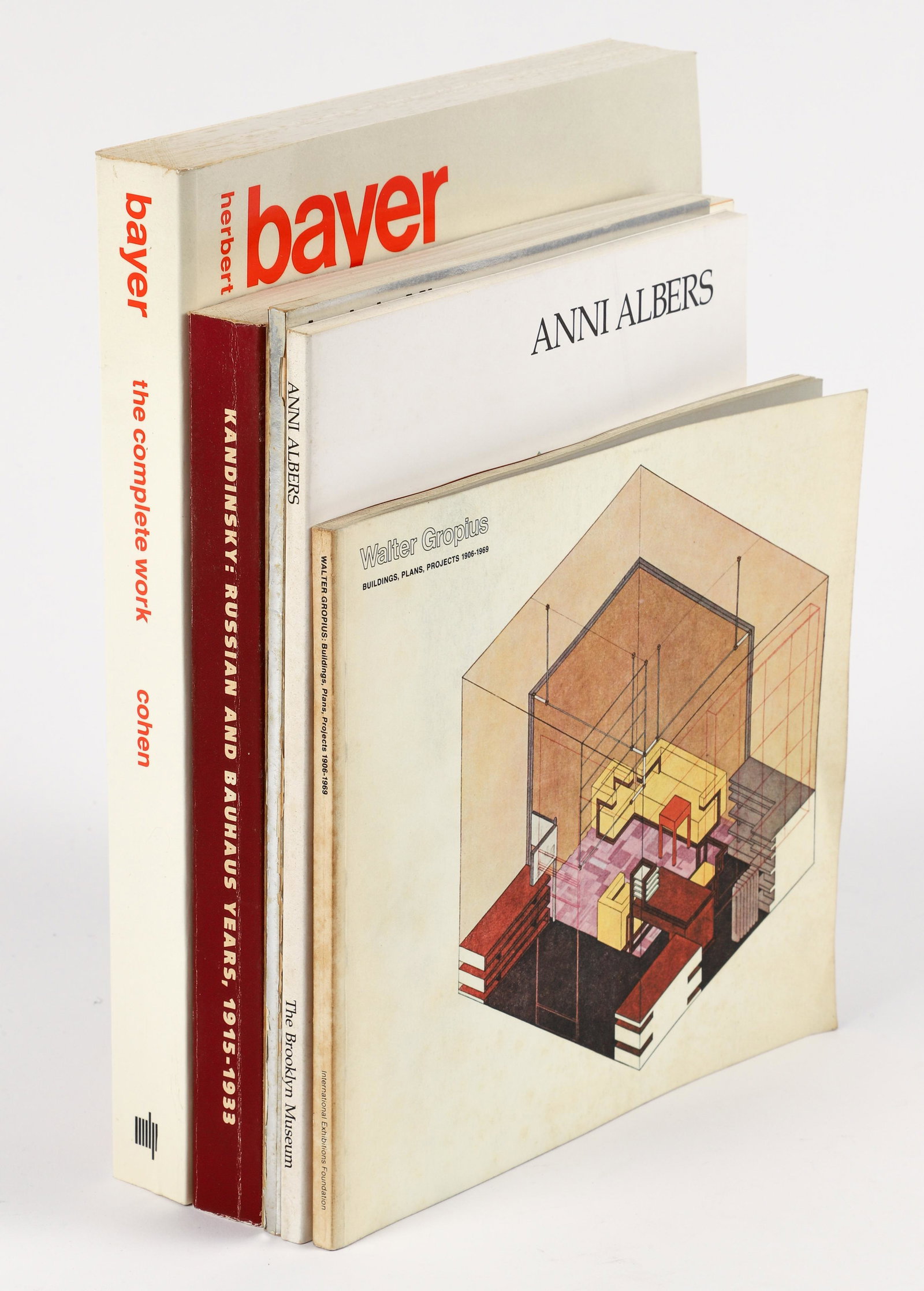 Lot of 5 Bauhaus Monographs Anni Albers Gropius Bayer (1 of 10)
