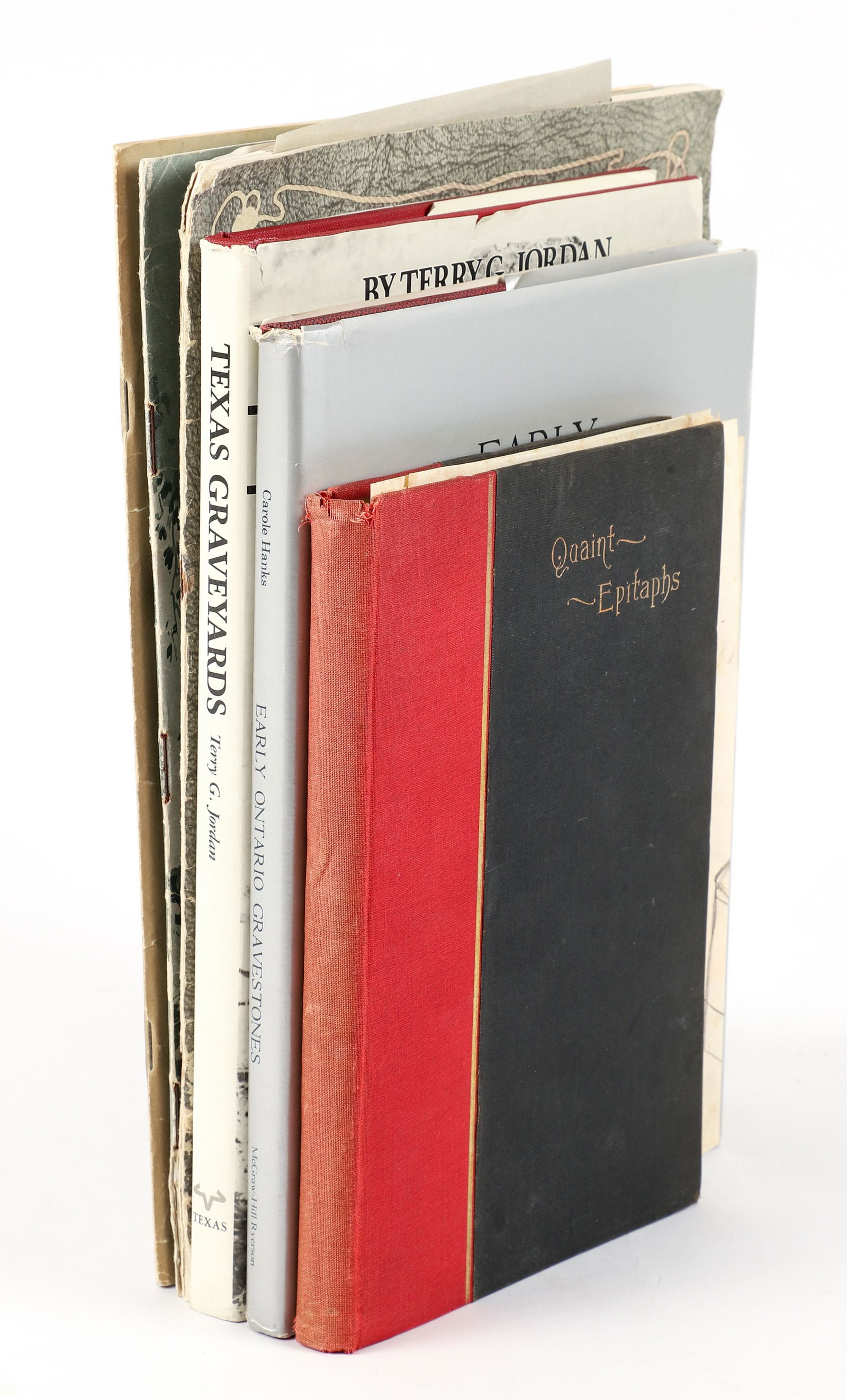 Lot 6 Books Tombstones Death Dying Epitaphs (1 of 10)