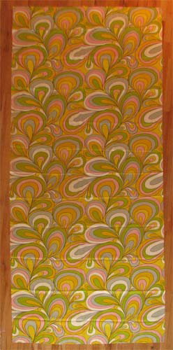 Emilio Pucci Mediterraneo Rare printed linen fabric: Artist: Pucci, Emilio (Italian 1914-1992) Title: 100% Belgian linen printed designer linen drapes by famous designer Emilio Pucci, The Mediterraneo Pattern Date: circa 1970 Medium: printed linen mater