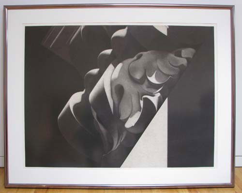 Hugh Kepets Original Print. S.L.P.#4 Red|Gray: Artist: Kepets, Hugh Michael (American, born 1946) Title: S.L.P.#4 Red|Gray Date: 1986 Medium: aquatint Dimensions: 35.5 x 47.75 inches Edition: V/XV Signature: signed and date