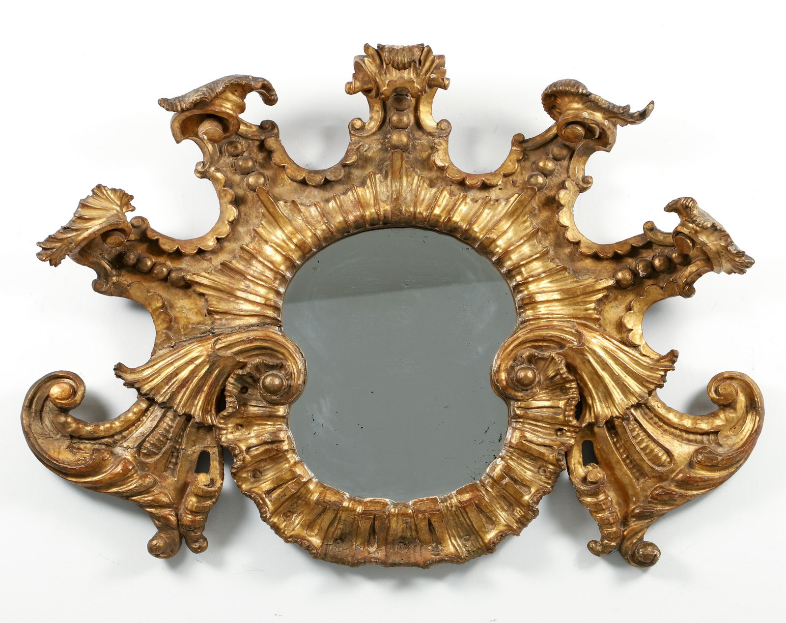 Carved and moulded Rococo gilded frame (1 of 4)