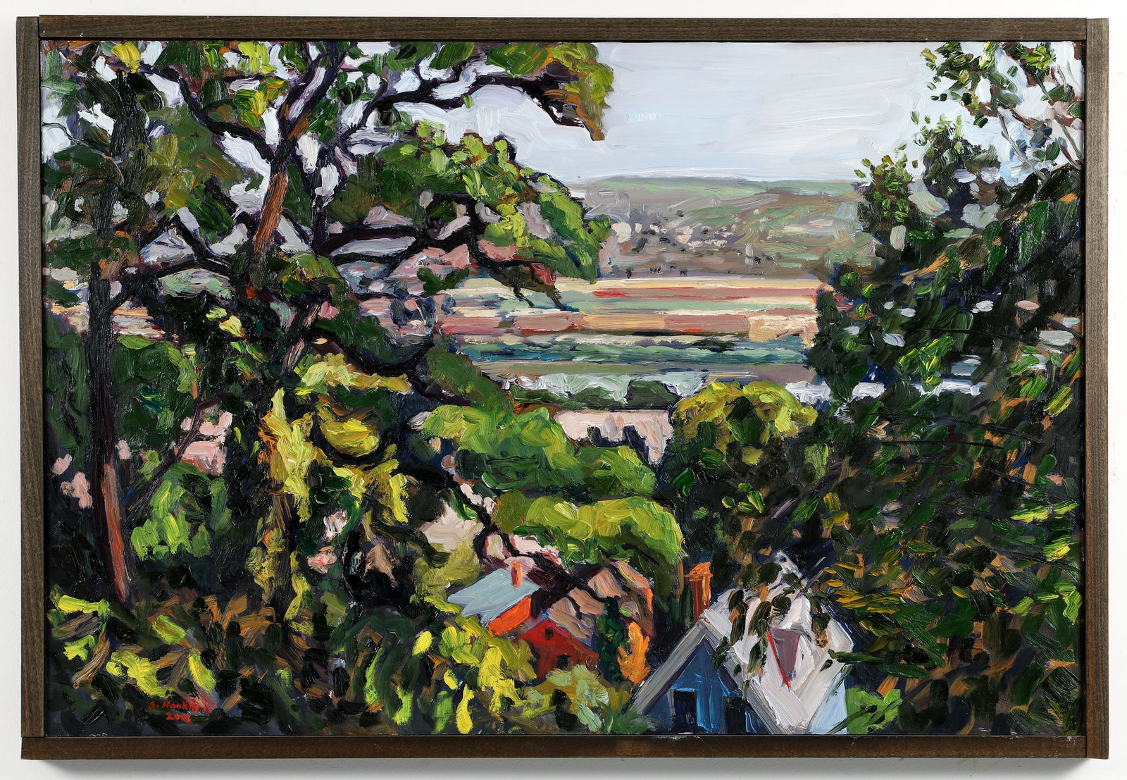 Stephen Hankin Homestead Riverfront Oil Ptg 2006 (1 of 5)