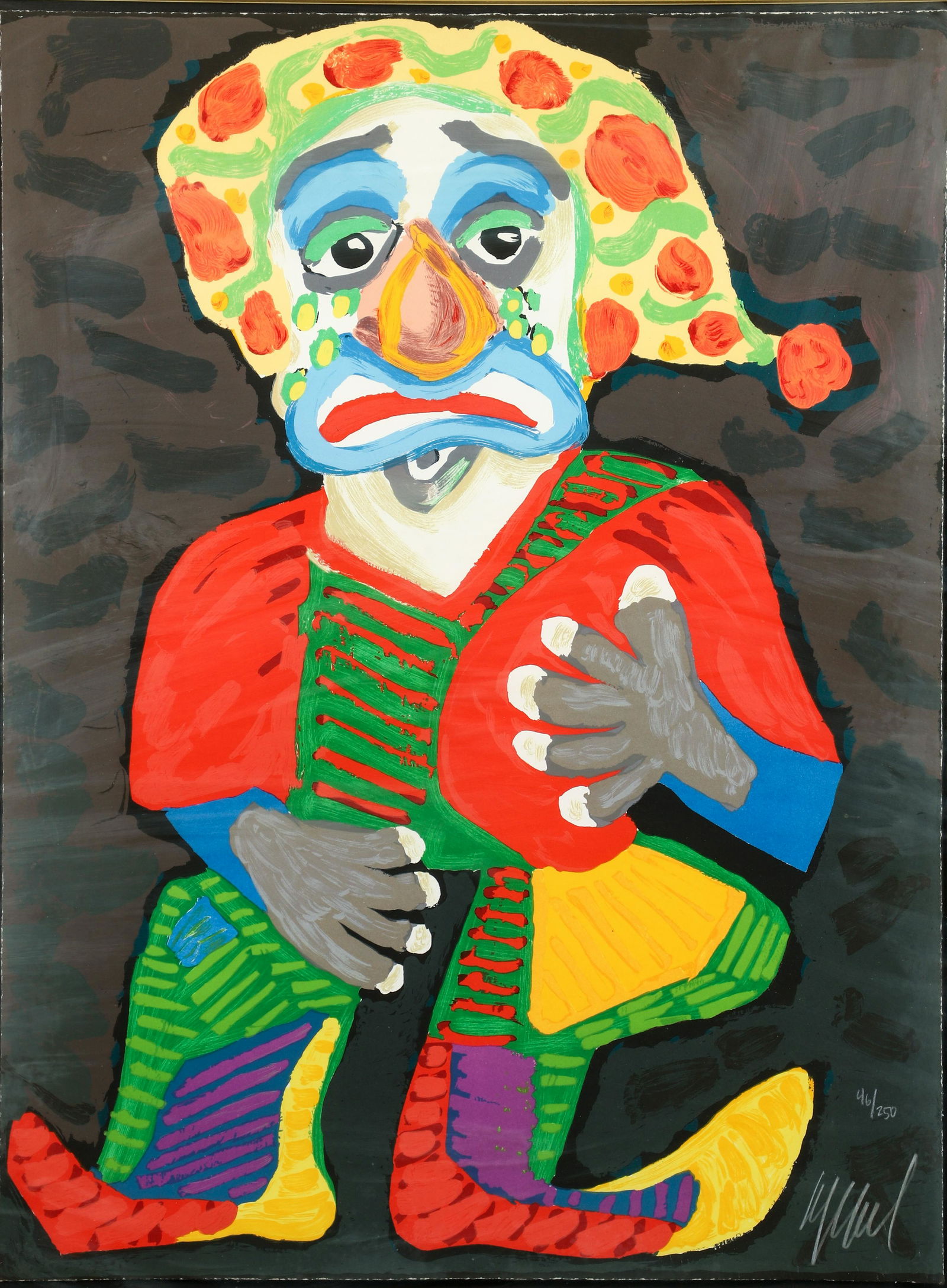 Karl Appel Pagliacci Lithograph Met Opera 1984 (1 of 3)