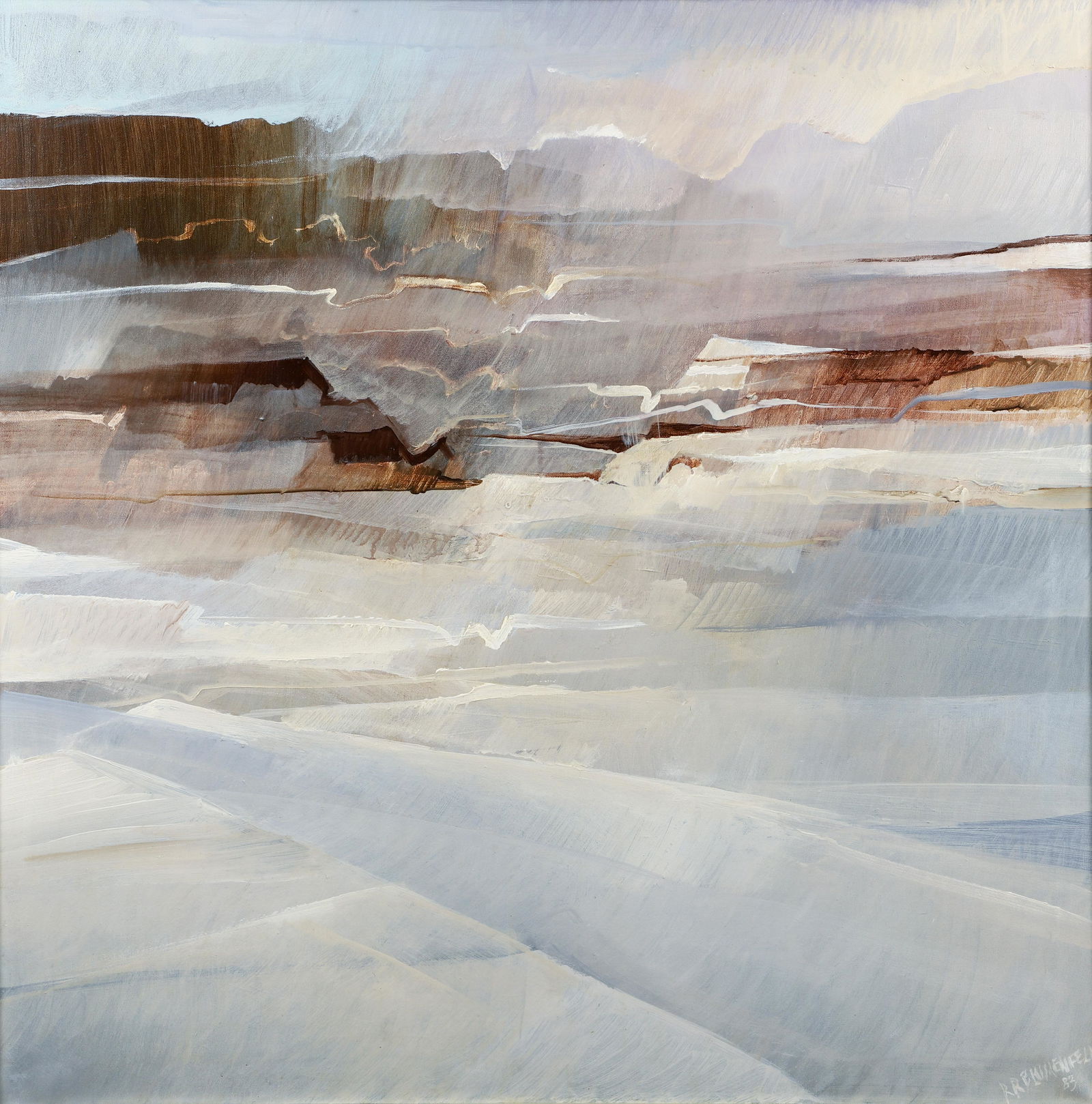 Rochelle Blumenfeld Thaw 1983 Acrylic on Canvas (1 of 5)