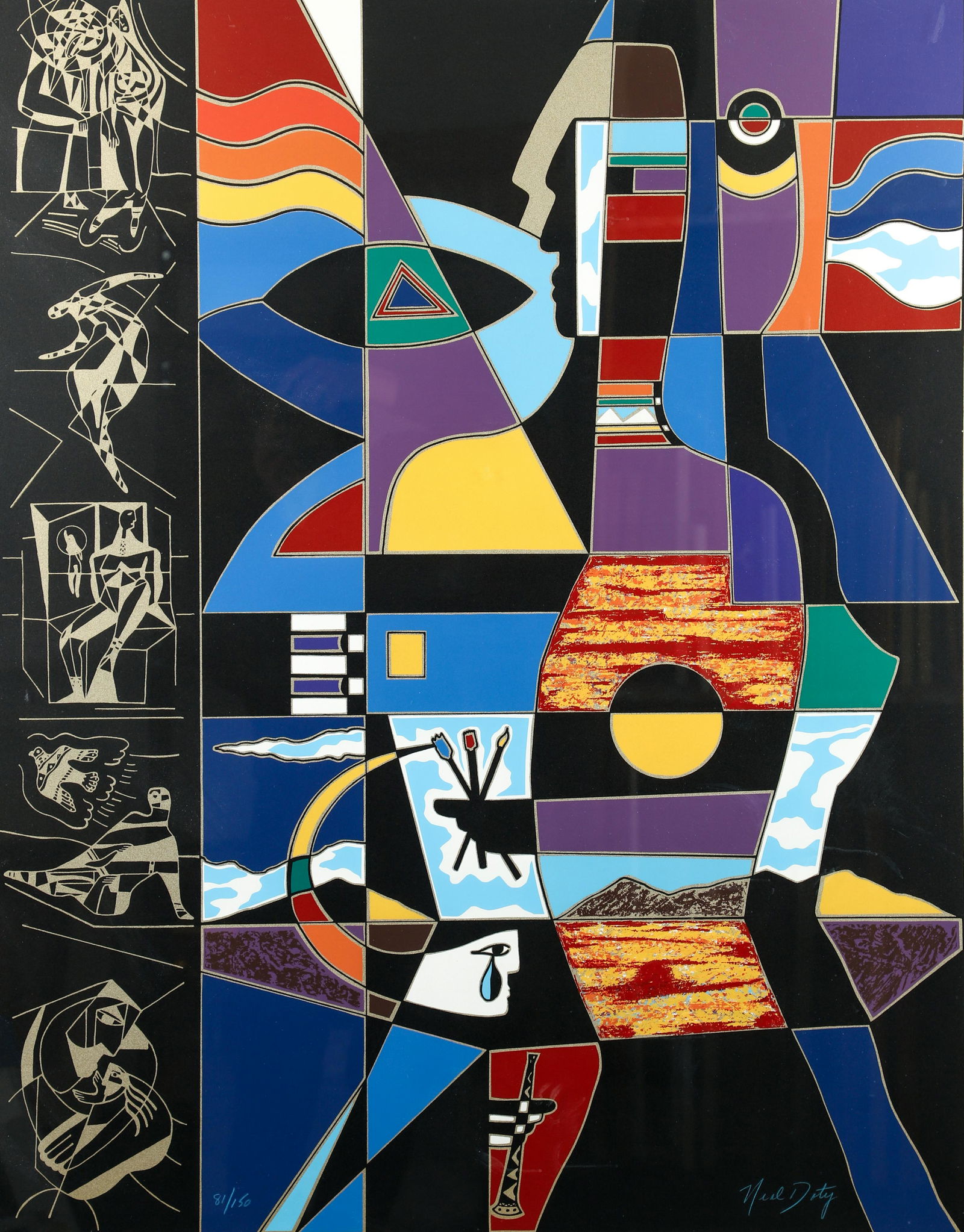 Neal Doty Man of Colors Signed Serigraph (1 of 5)