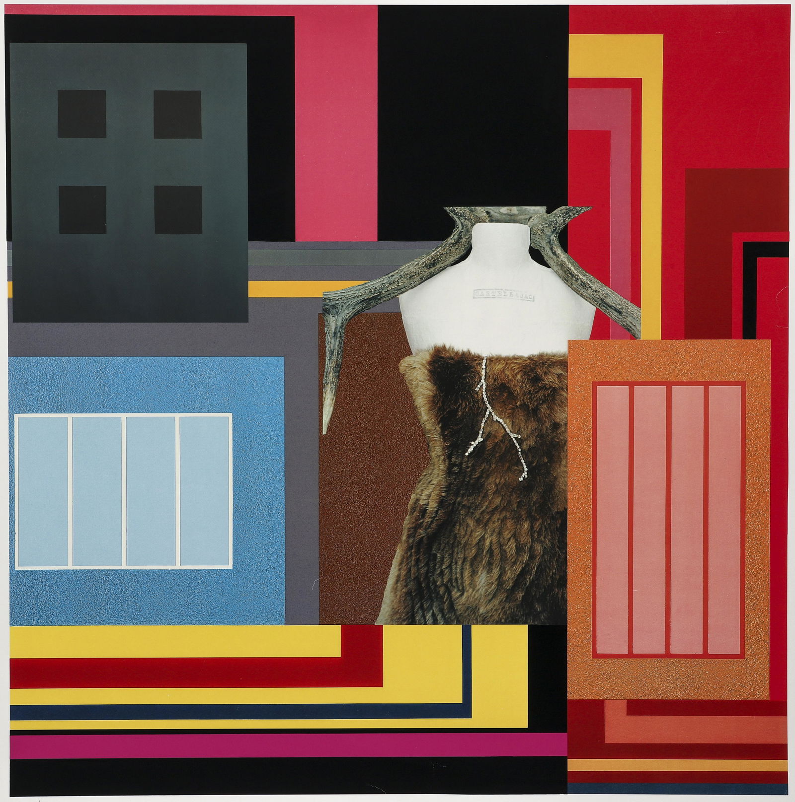 Peter Halley Contamination 1 Signed Print 2002 (1 of 5)