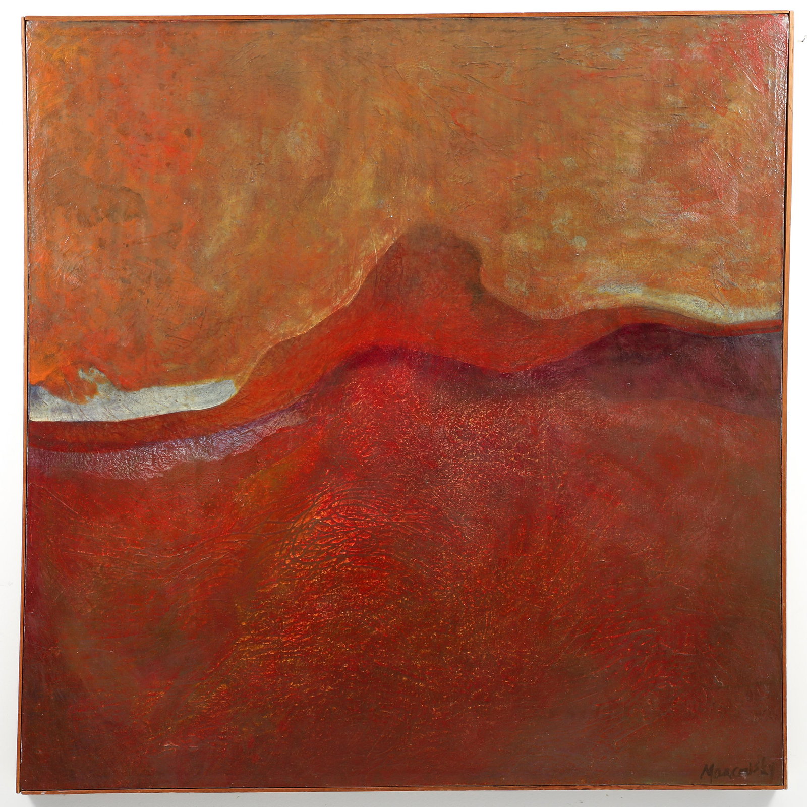Lynn Marcovsky Abstracted Landscape painting (1 of 4)