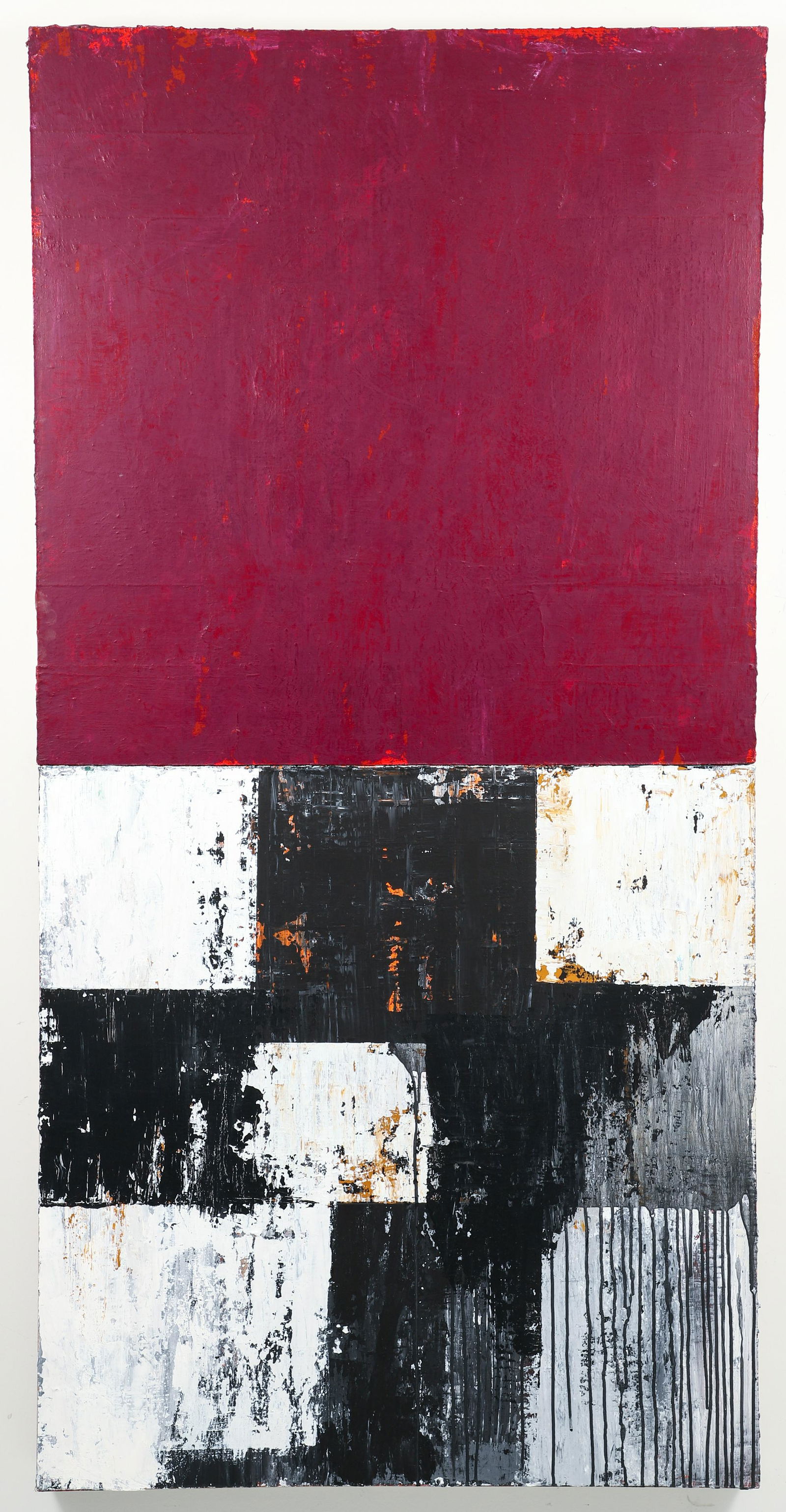 Michael Morrill 1991 acrylic painting Match Point (1 of 3)