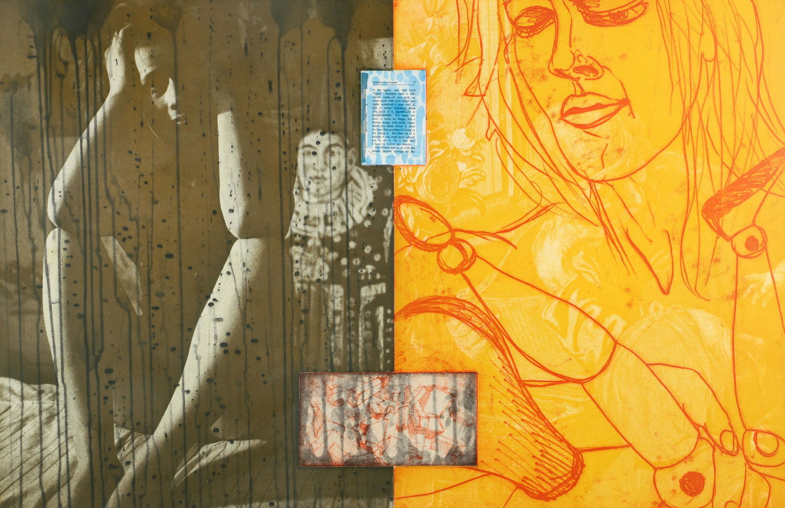 David Salle Canfield Hatfield Signed Etching (1 of 5)