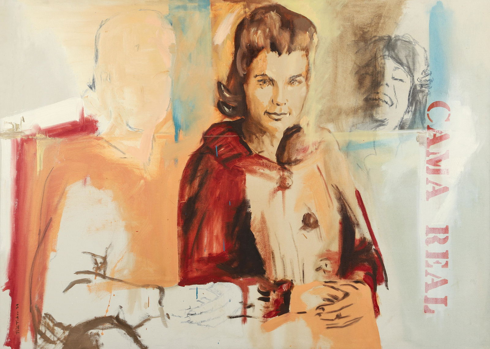 Billy Tinker Oil Painting Hope Cooke Cama Real 1964 (1 of 4)