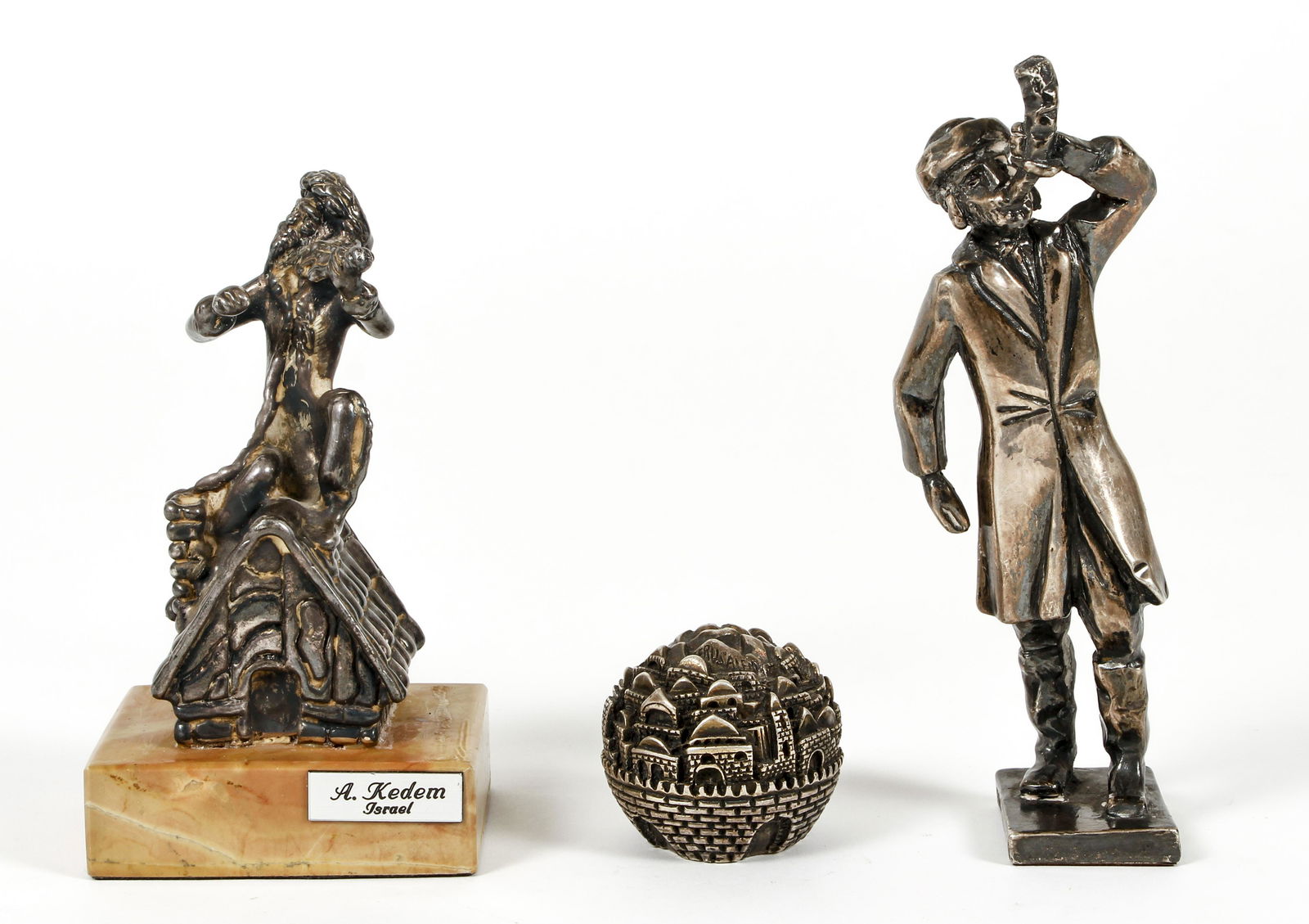 Group of 3 Israeli Judaica Sterling Objects (1 of 12)