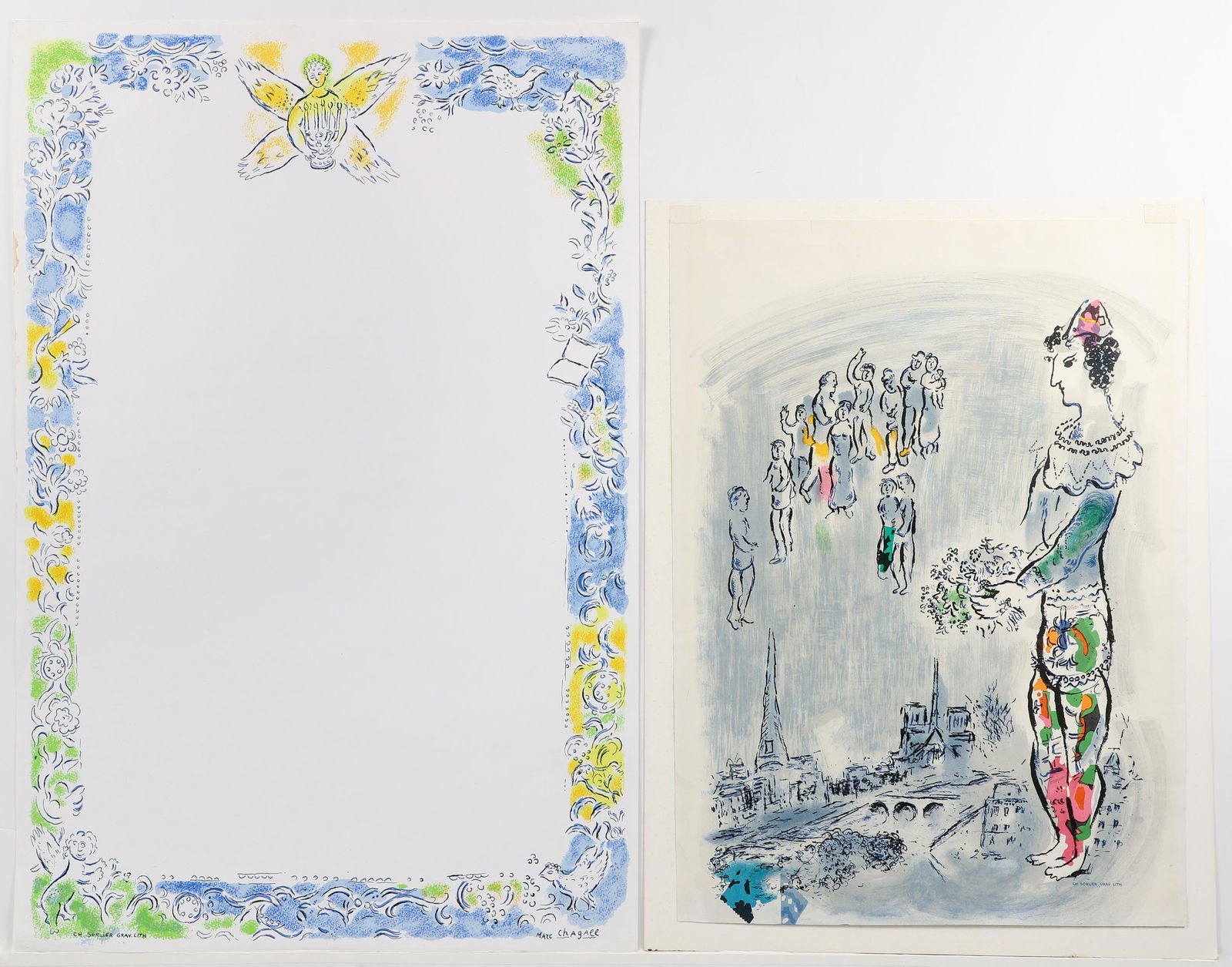 Marc Chagall Ketubah and The Magician in Paris Litho (1 of 7)