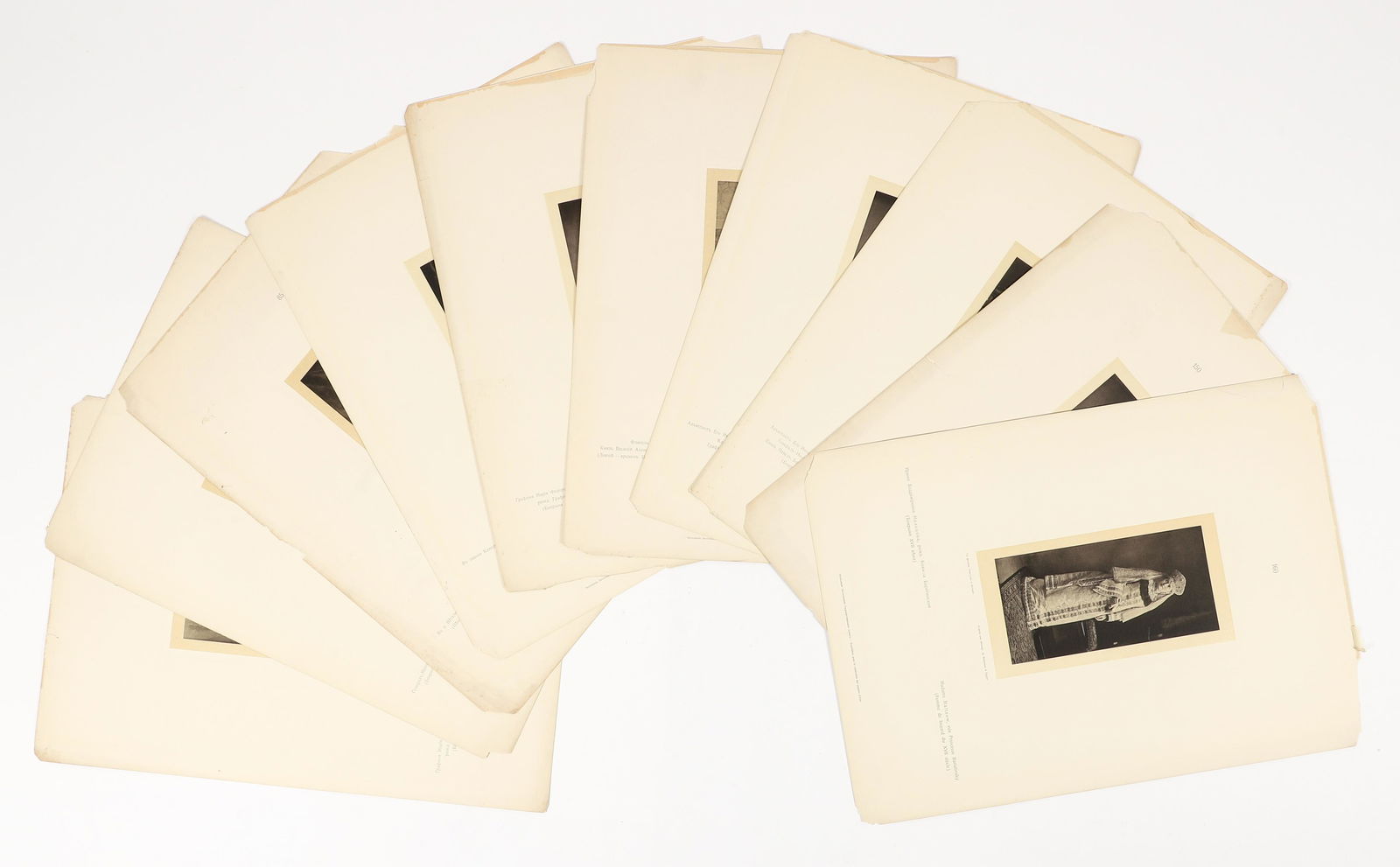 Group of 10 Russian Costume Photogravure 1903 (1 of 13)