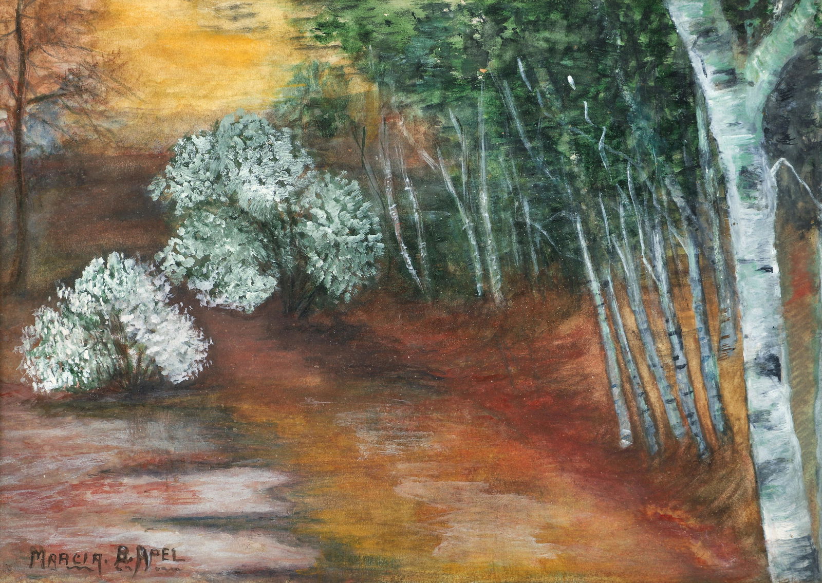 Marcia B. Apel Watercolor Landscape (1 of 4)