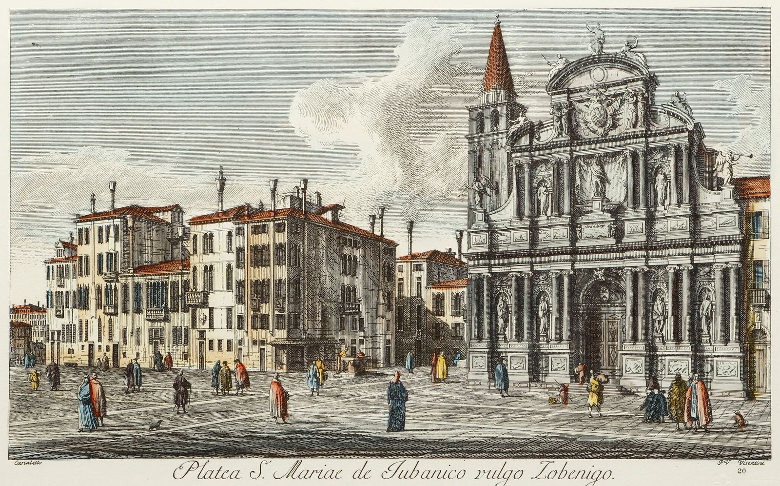 Pair of 20th century Venetian Prints after Canaletto (1 of 10)