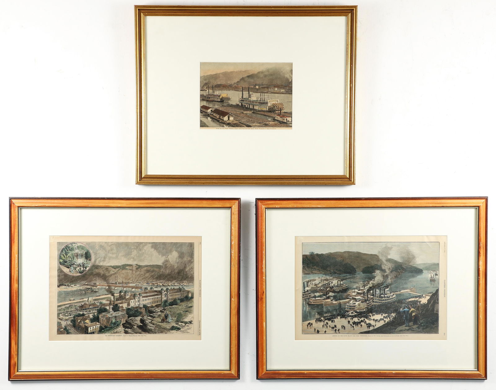 Group of 3 Pittsburgh Industrial Color Illustrations (1 of 5)