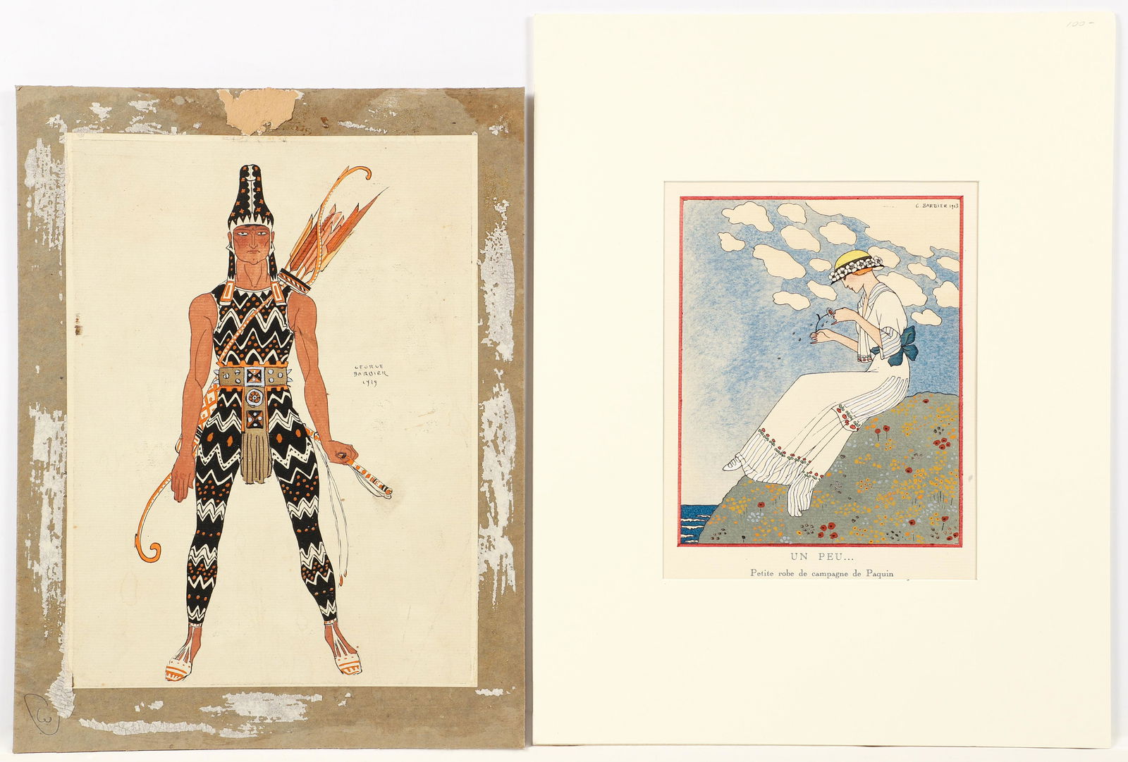 Pair of George Barbier Prints 1910s (1 of 7)