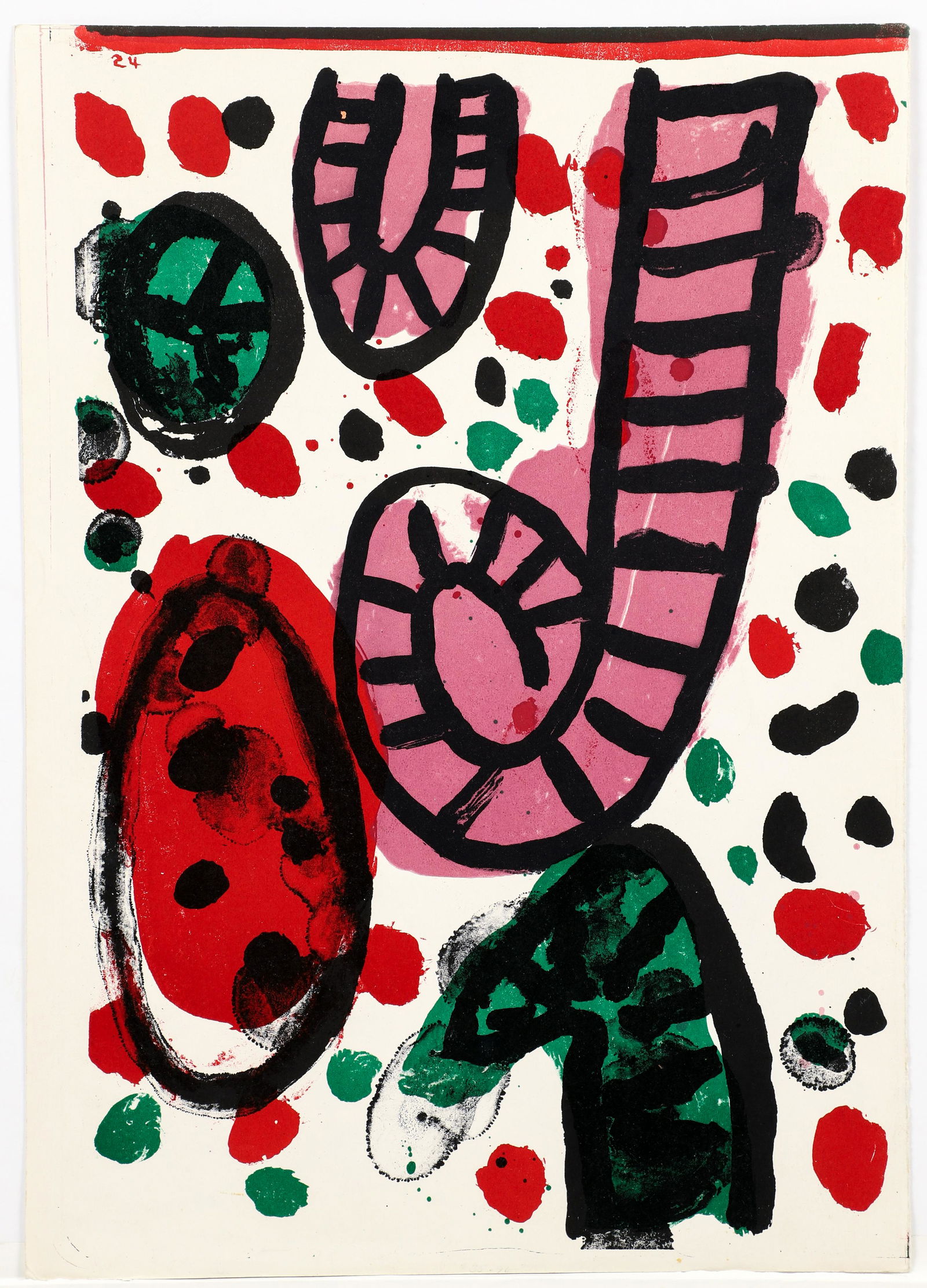 Alan Davie One Cent Life Lithograph 1964 (1 of 5)