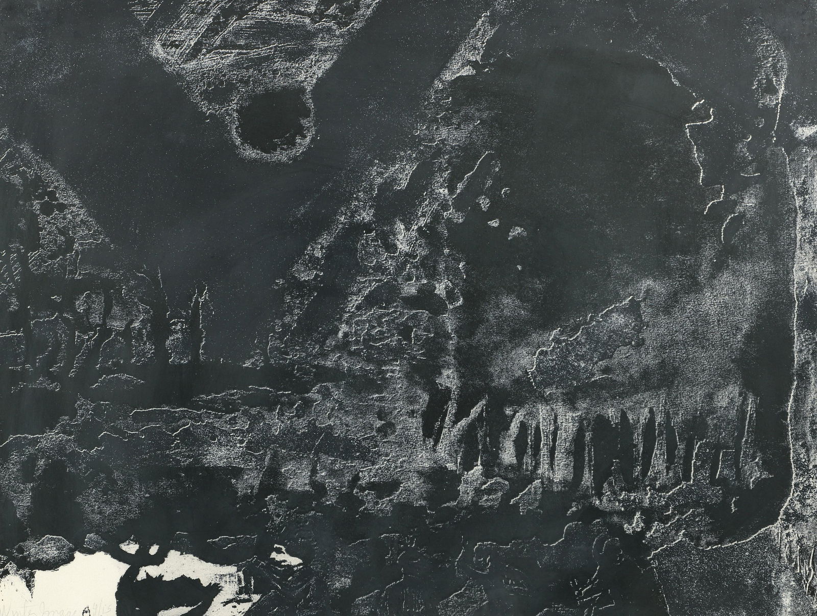 Robert Gardner lithograph Winter Image (1 of 5)