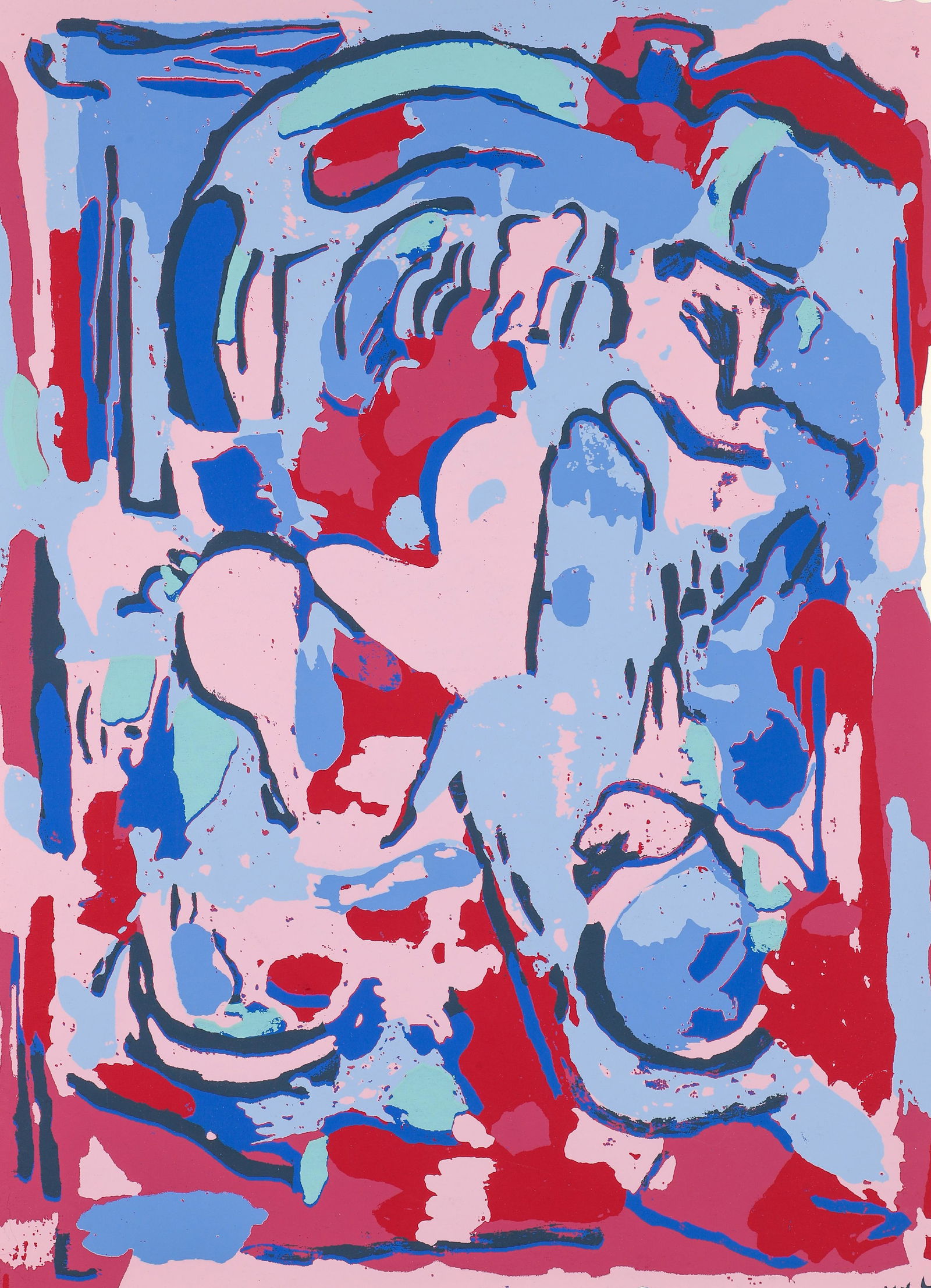 Albert Gleizes Composition Serigraph 1953 Edition of 300 (1 of 4)