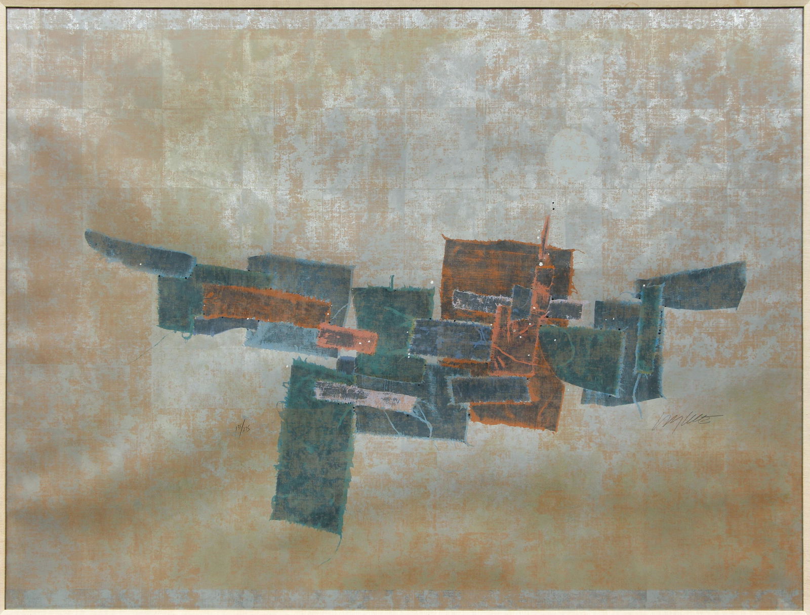 Max Hayslette Abstract Screenprint Signed and Numbered (1 of 5)