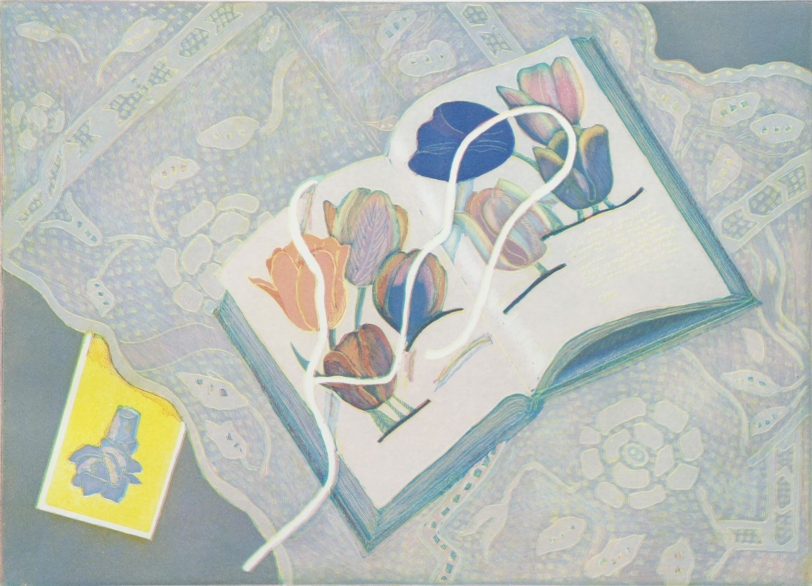 Marion Lerner-Levine Signed Color Etching (1 of 5)