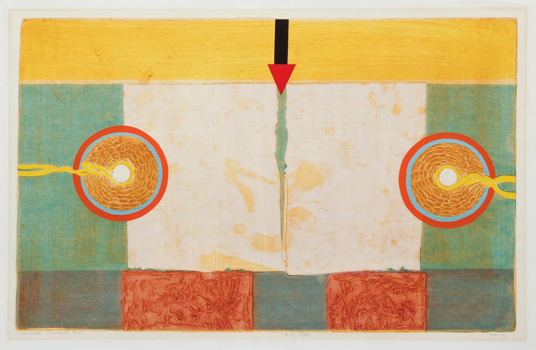 George Nama Computer Landscape 10 Serigraph (1 of 10)