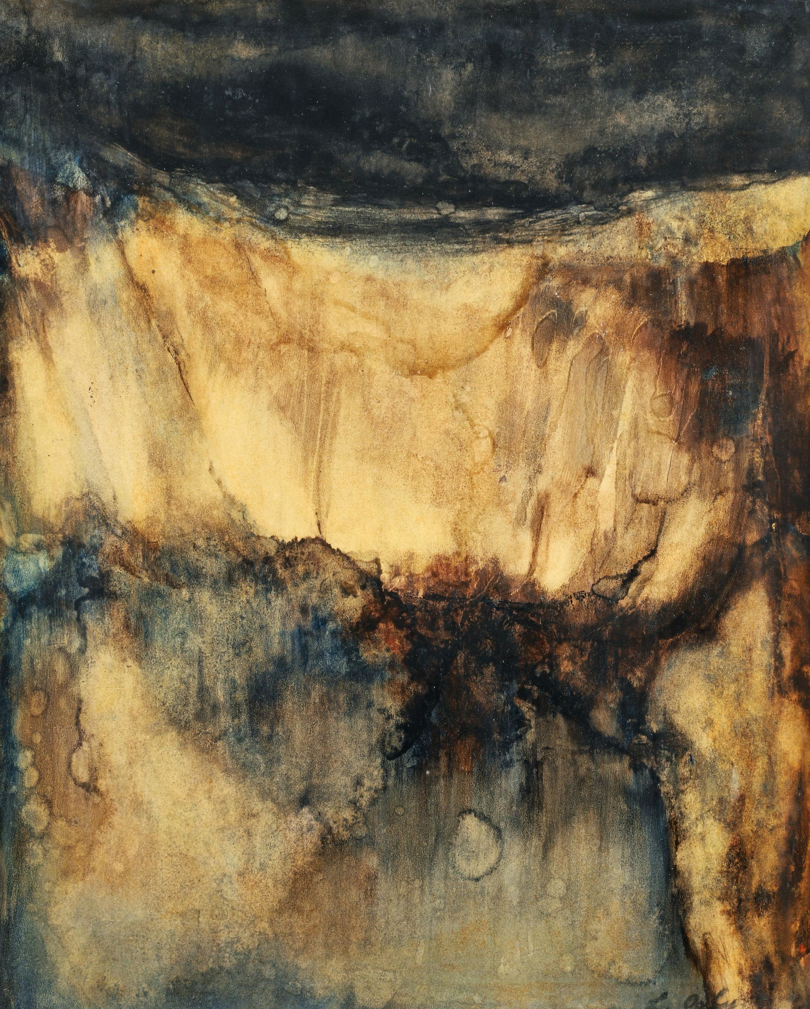 Larissa Osby 1960's Untitled Abstraction (1 of 4)