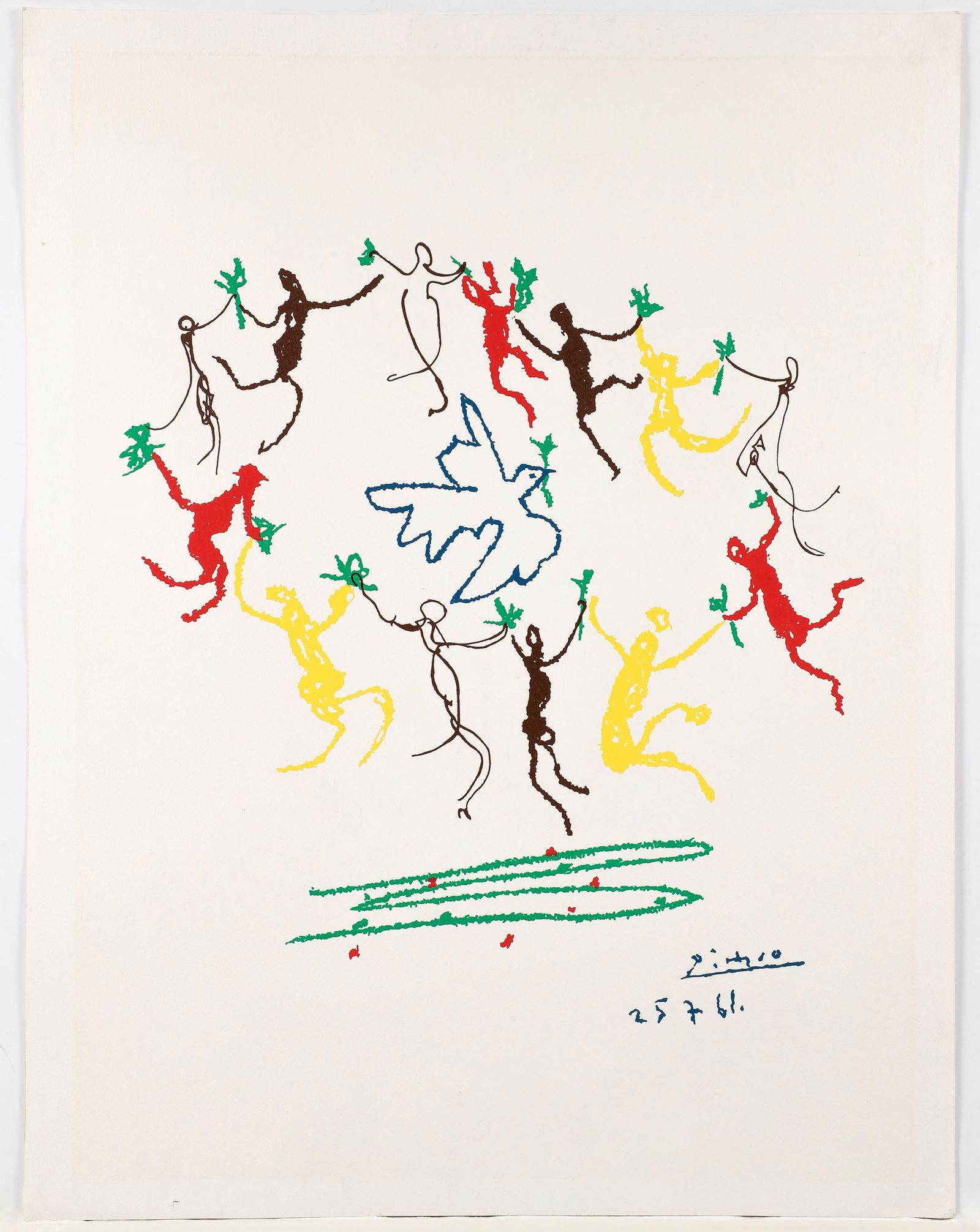 Pablo Picasso Ronde De La Jeunesse Lithograph 1961 (1 of 3)