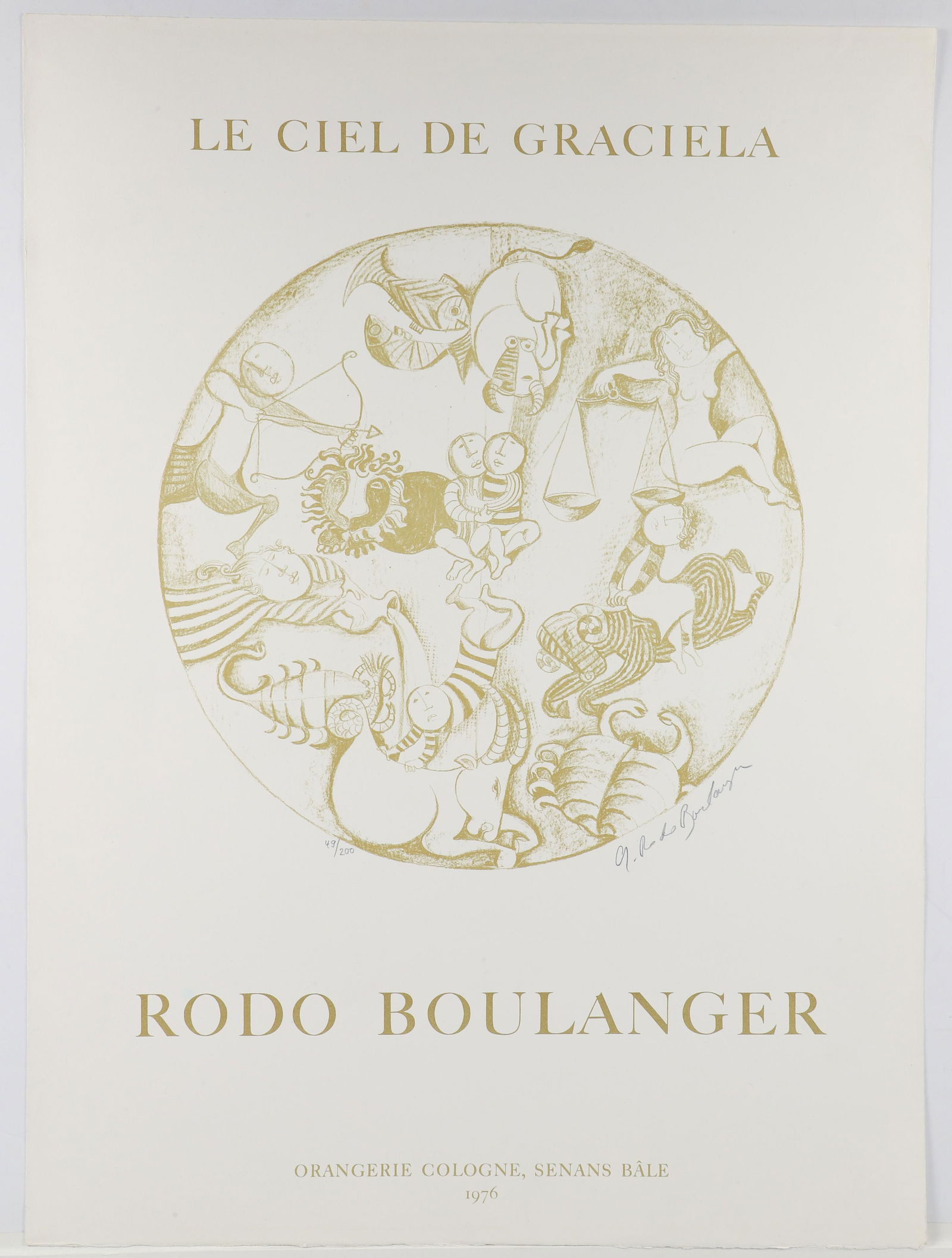Graciela Rodo Boulanger Signed Exhibition Poster 1976 (1 of 4)
