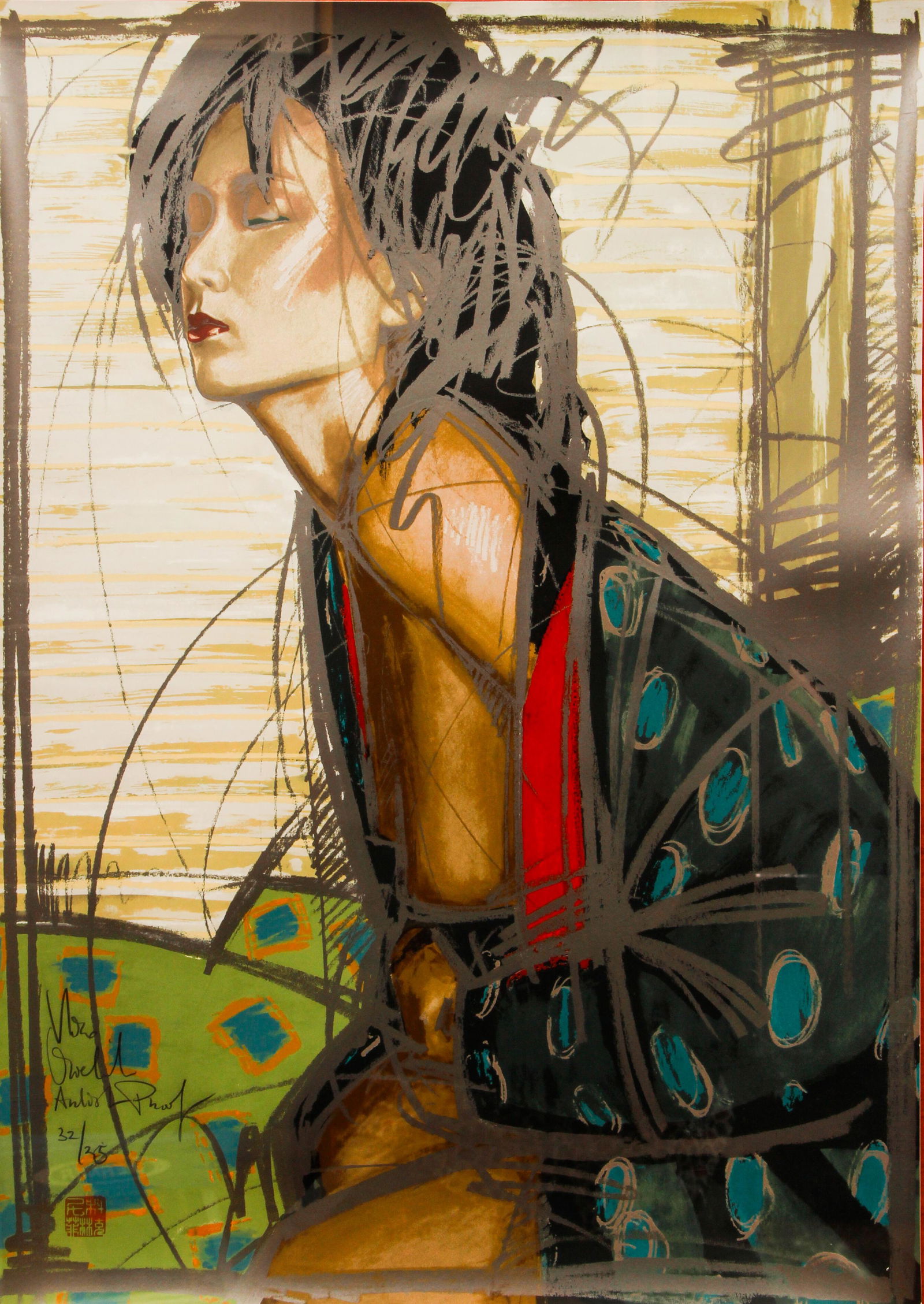 Nico Vrielink orig litho signed and numbered (1 of 3)