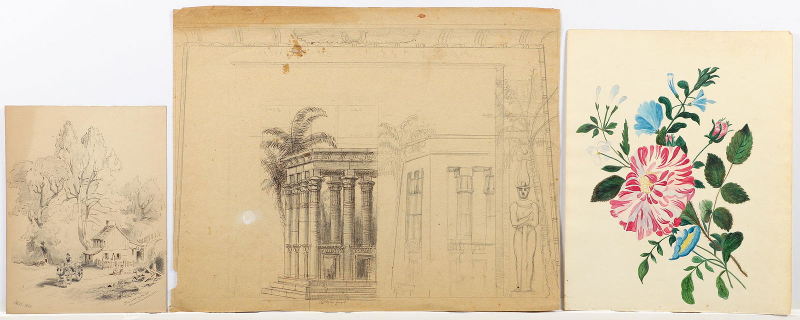 Smith family drawings by Xanthus, Russell, Mary (1 of 10)