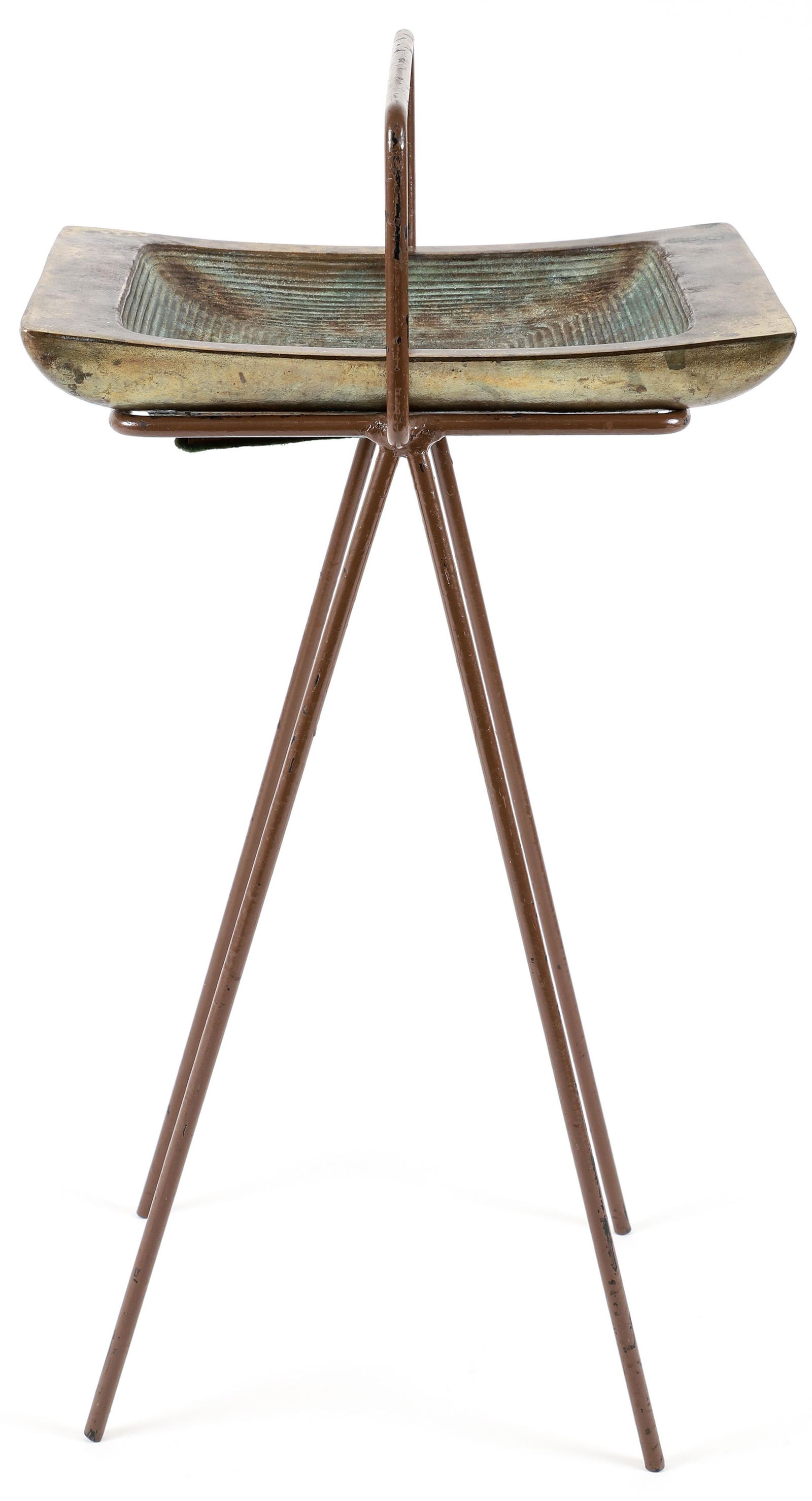 Ben Seibel for Jenfred Ware Brass Ashtray on Stand (1 of 4)