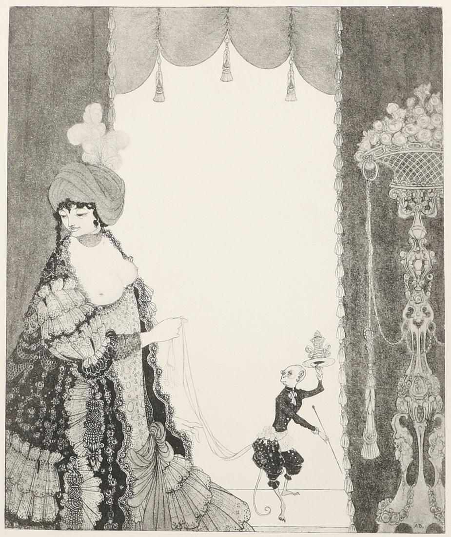 Aubrey Beardsley 6 photogravures Romance Mademoiselle de Maupin (1 of 14)