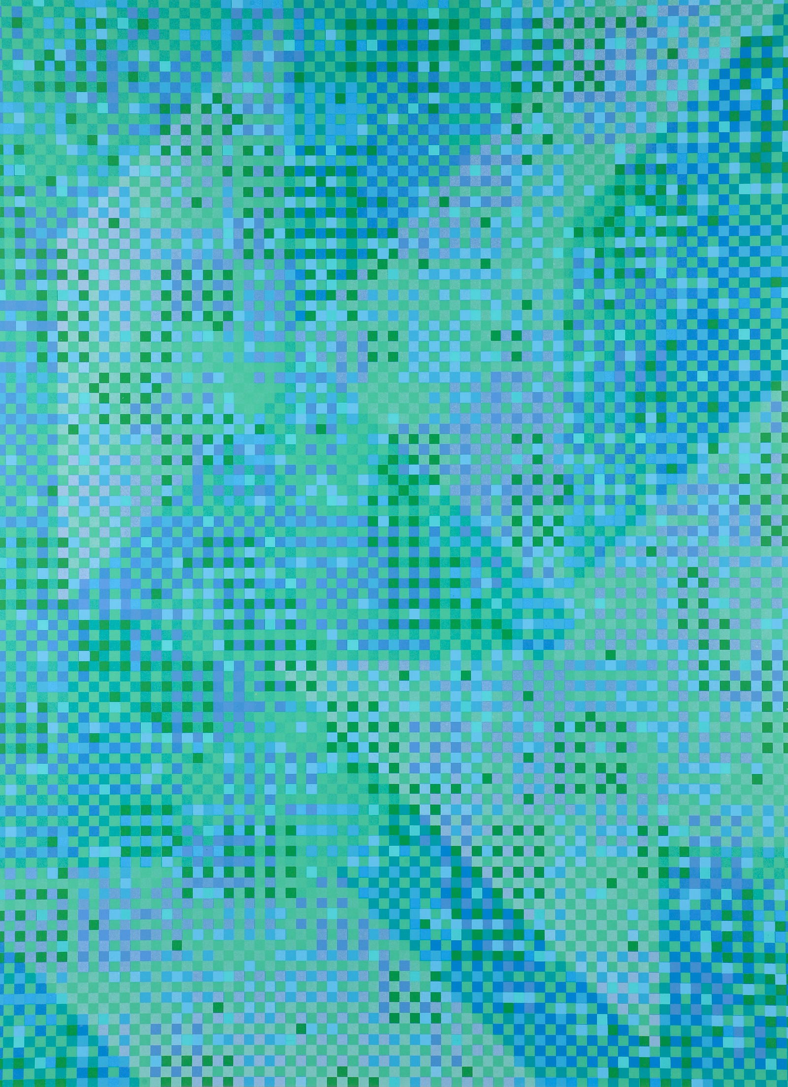 Tony Bechara Blue City Op Art Screenprint Signed (1 of 5)