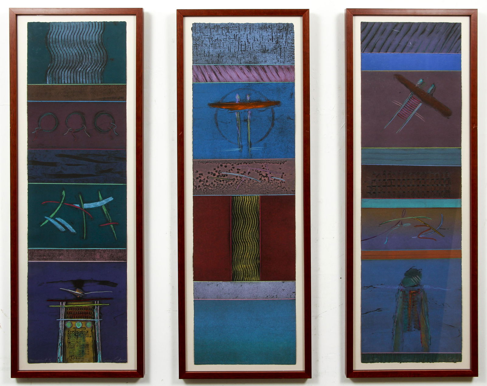 3 Enrico Embroli Serapi Monotypes (1 of 15)