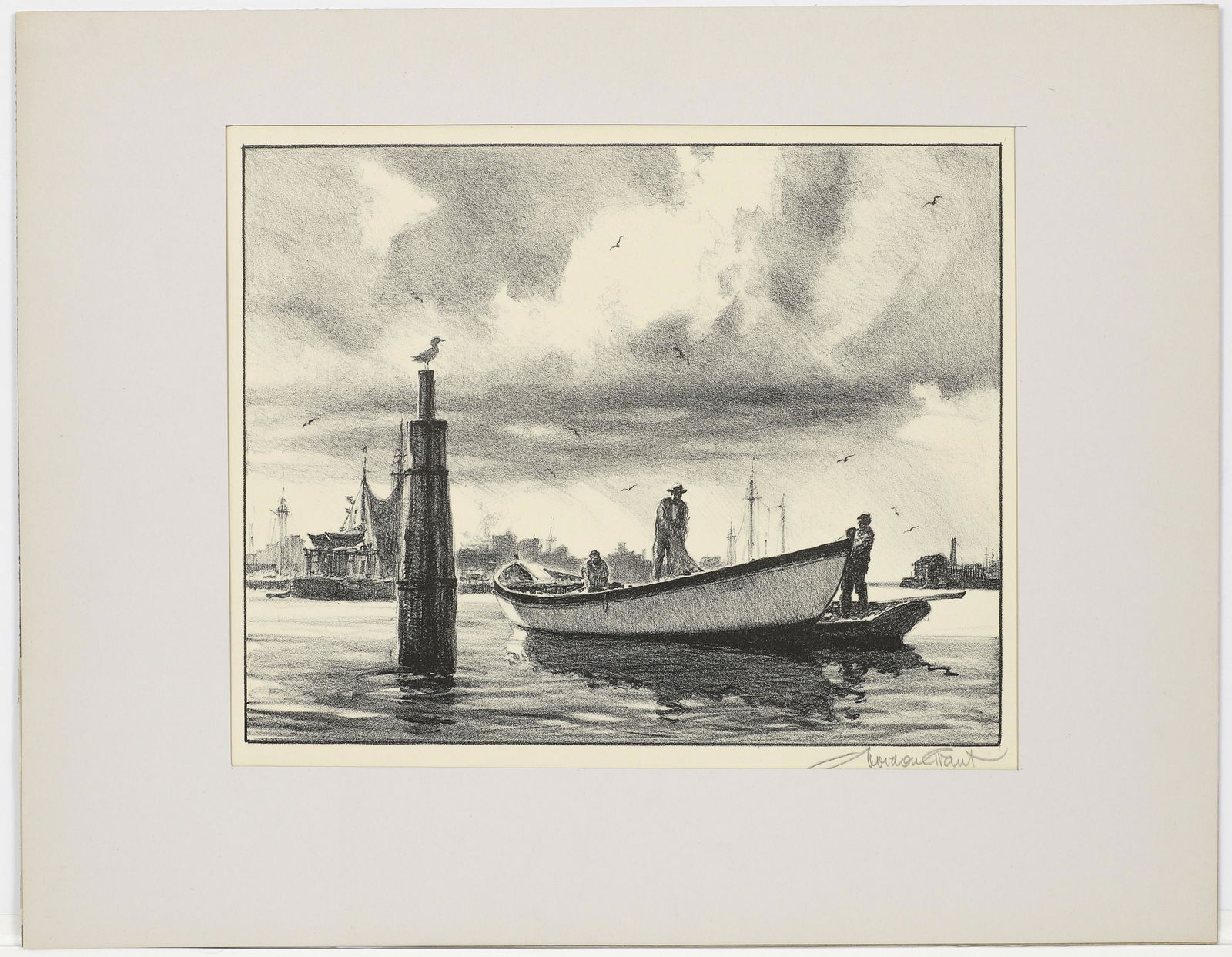 Gordon Grant Between Tides Signed Lithograph AAA (1 of 3)